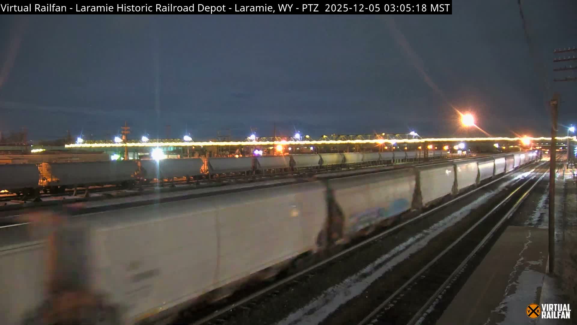 Laramie Historic Railroad Depot Live Cam - Laramie, Albany, Wyoming, USA 