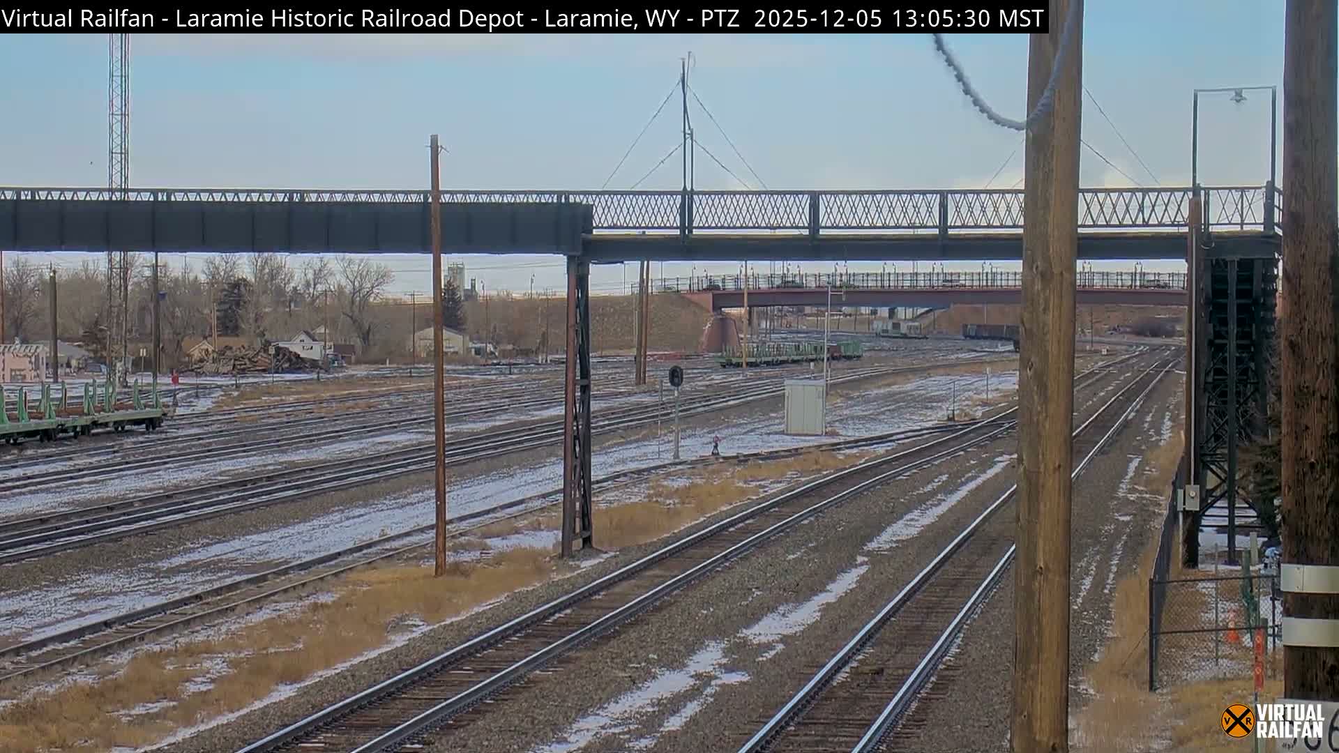 Laramie Historic Railroad Depot Live Cam - Laramie, Albany, Wyoming, USA 