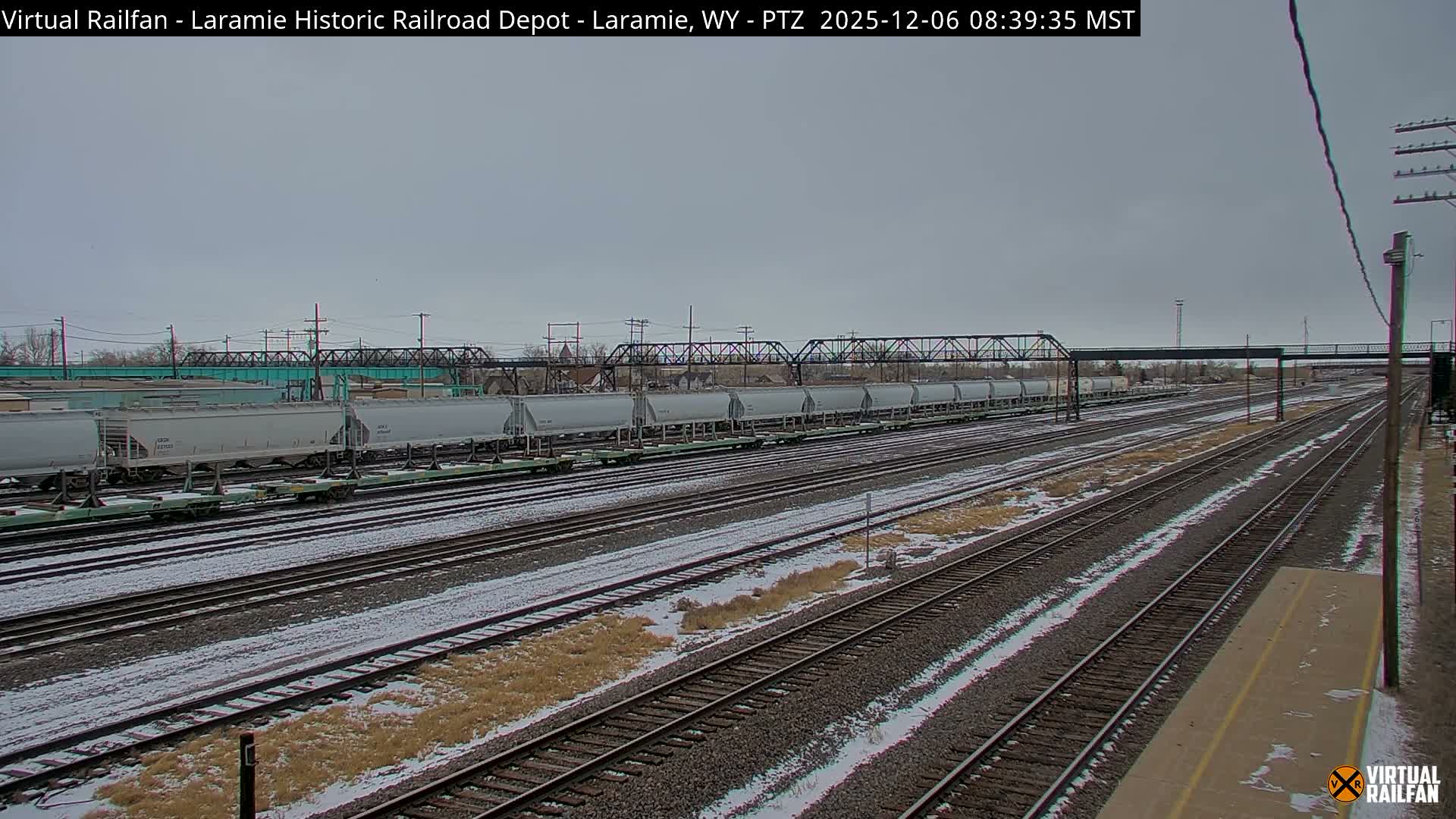 Laramie Historic Railroad Depot Live Cam - Laramie, Albany, Wyoming, USA 