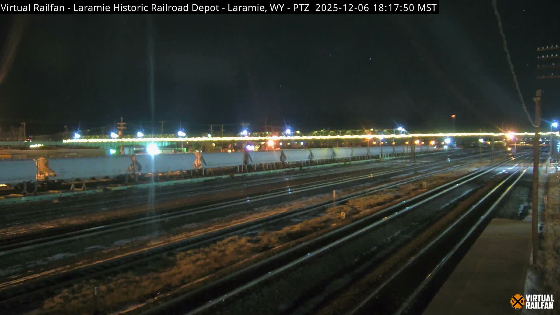 Laramie Historic Railroad Depot Live Cam - Laramie, Albany, Wyoming, USA 