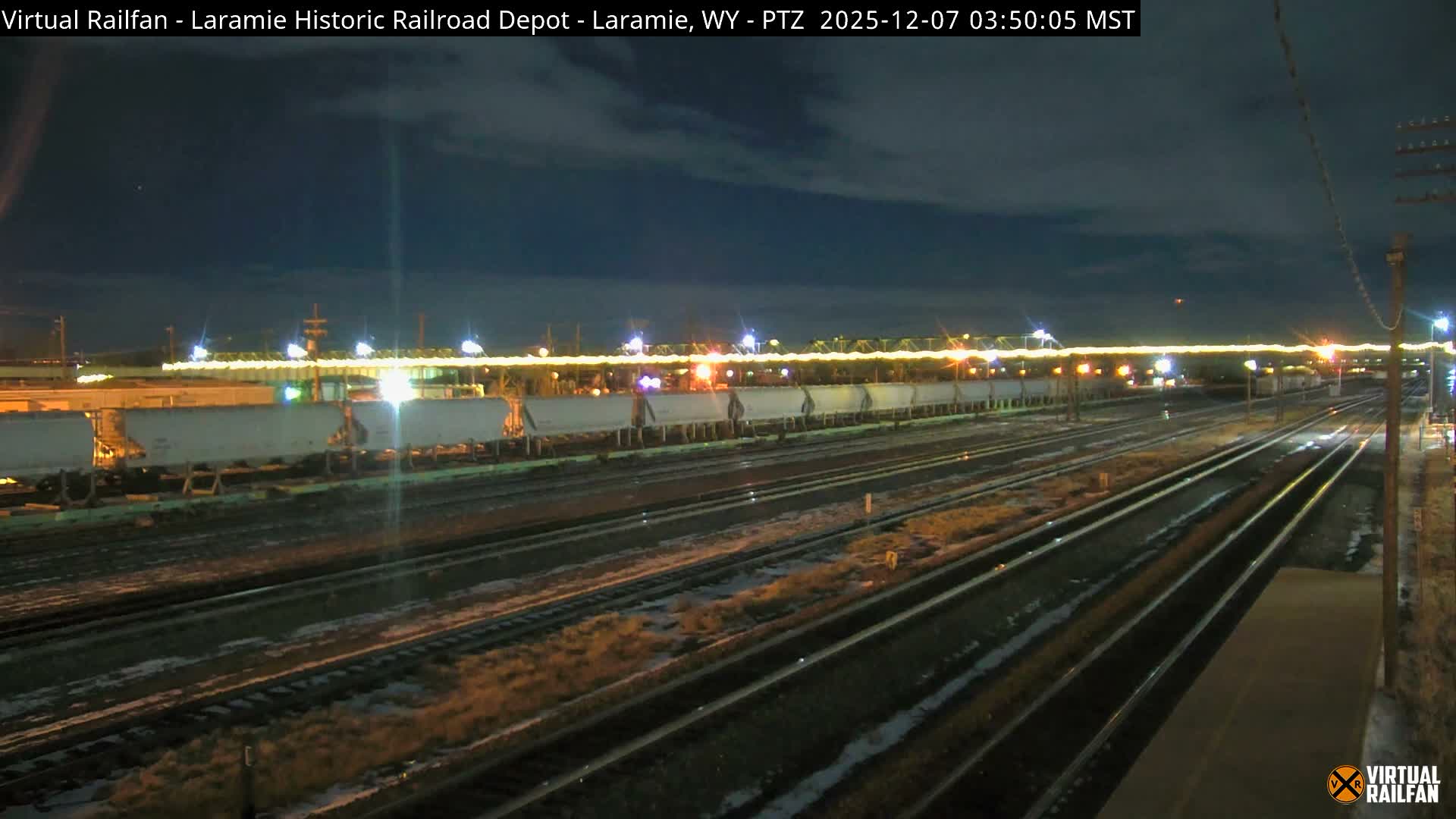 Laramie Historic Railroad Depot Live Cam - Laramie, Albany, Wyoming, USA 