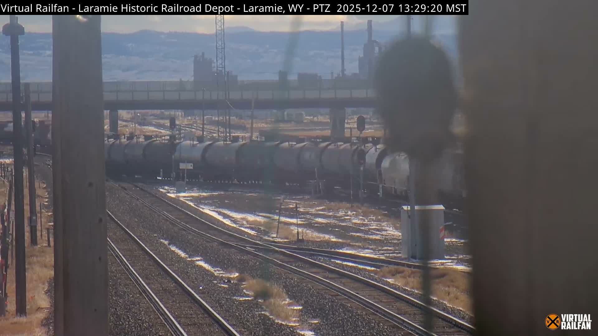 Laramie Historic Railroad Depot Live Cam - Laramie, Albany, Wyoming, USA 