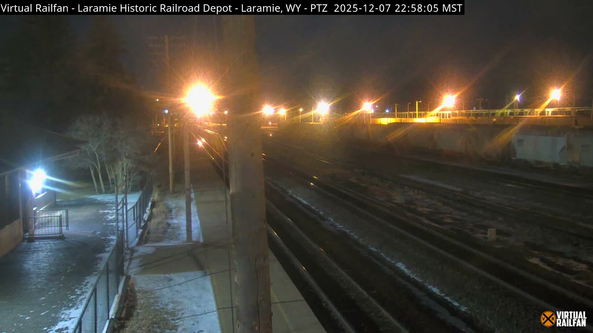 Laramie Historic Railroad Depot Live Cam - Laramie, Albany, Wyoming, USA 