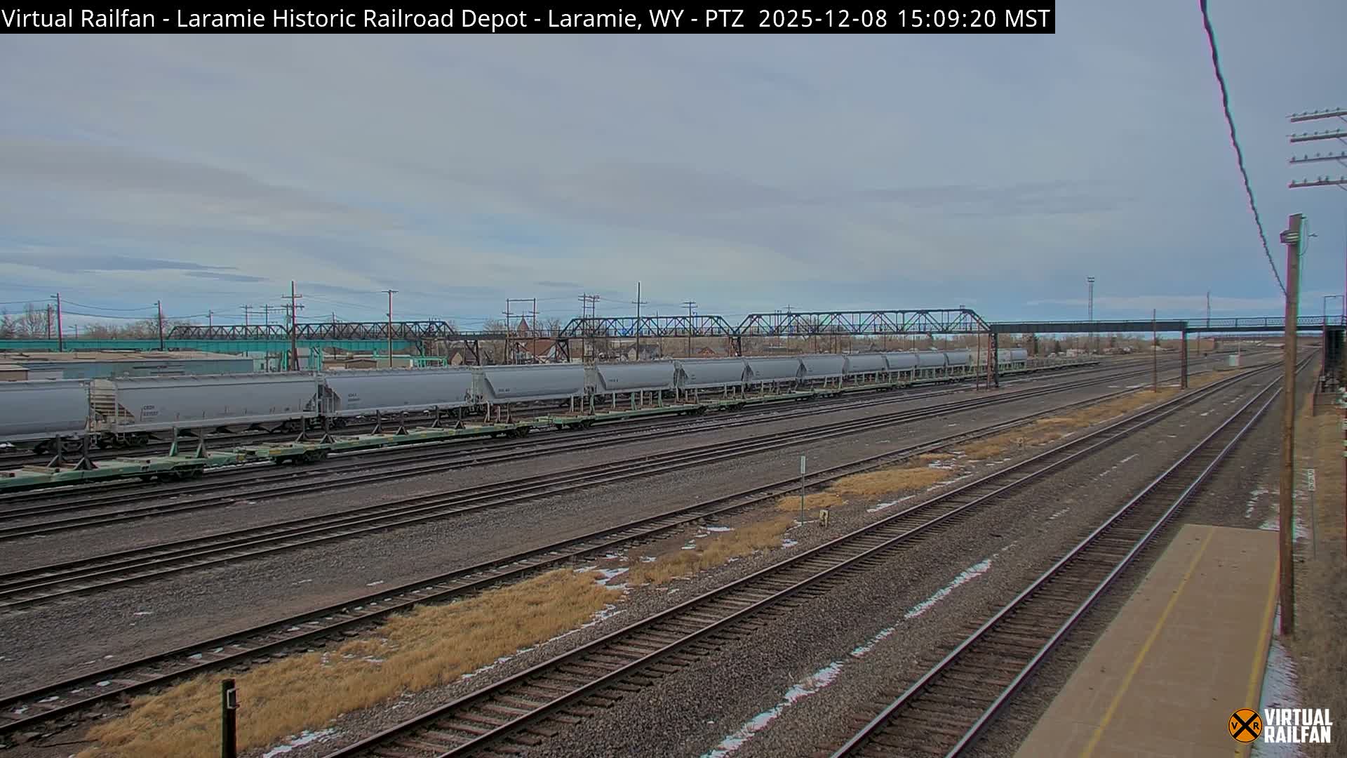 Laramie Historic Railroad Depot Live Cam - Laramie, Albany, Wyoming, USA 