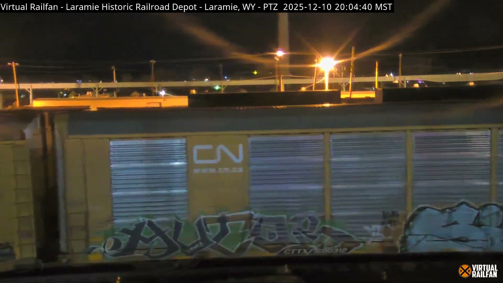 Laramie Historic Railroad Depot Live Cam - Laramie, Albany, Wyoming, USA 