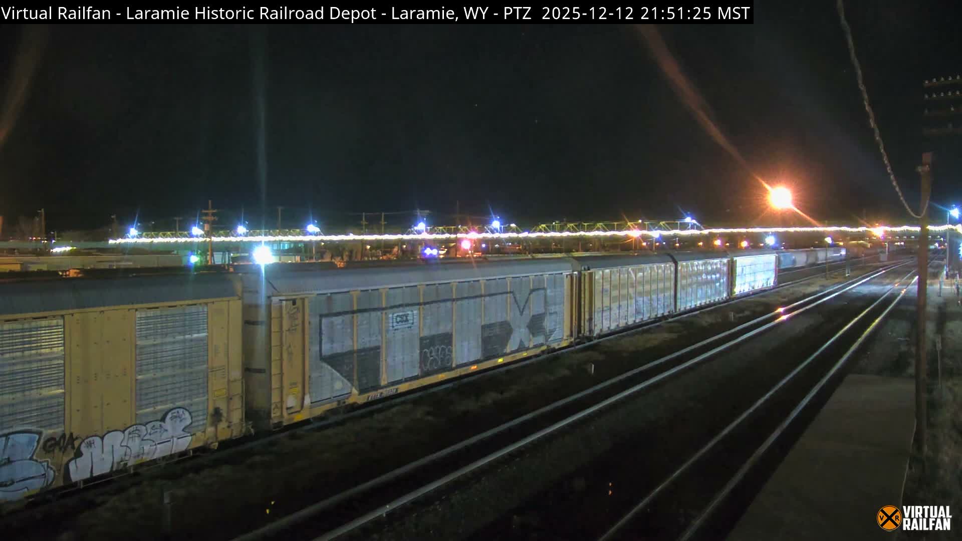 Laramie Historic Railroad Depot Live Cam - Laramie, Albany, Wyoming, USA 