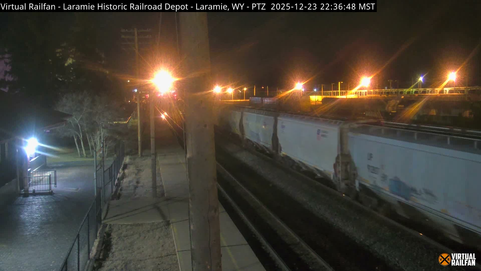 Laramie Historic Railroad Depot Live Cam - Laramie, Albany, Wyoming, USA 