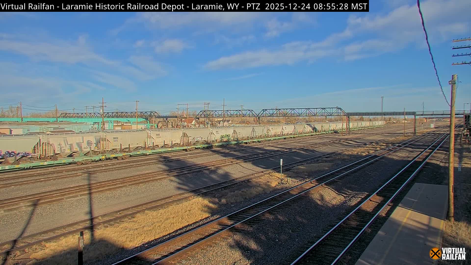 Laramie Historic Railroad Depot Live Cam - Laramie, Albany, Wyoming, USA 