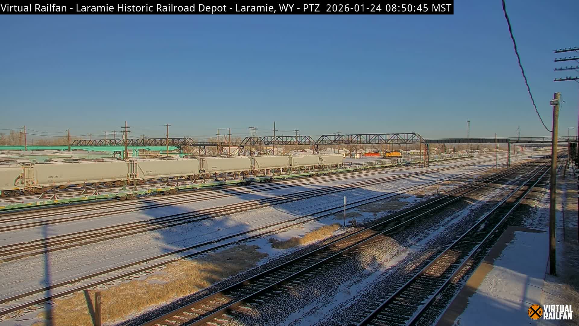 Laramie Historic Railroad Depot Live Cam - Laramie, Albany, Wyoming, USA 