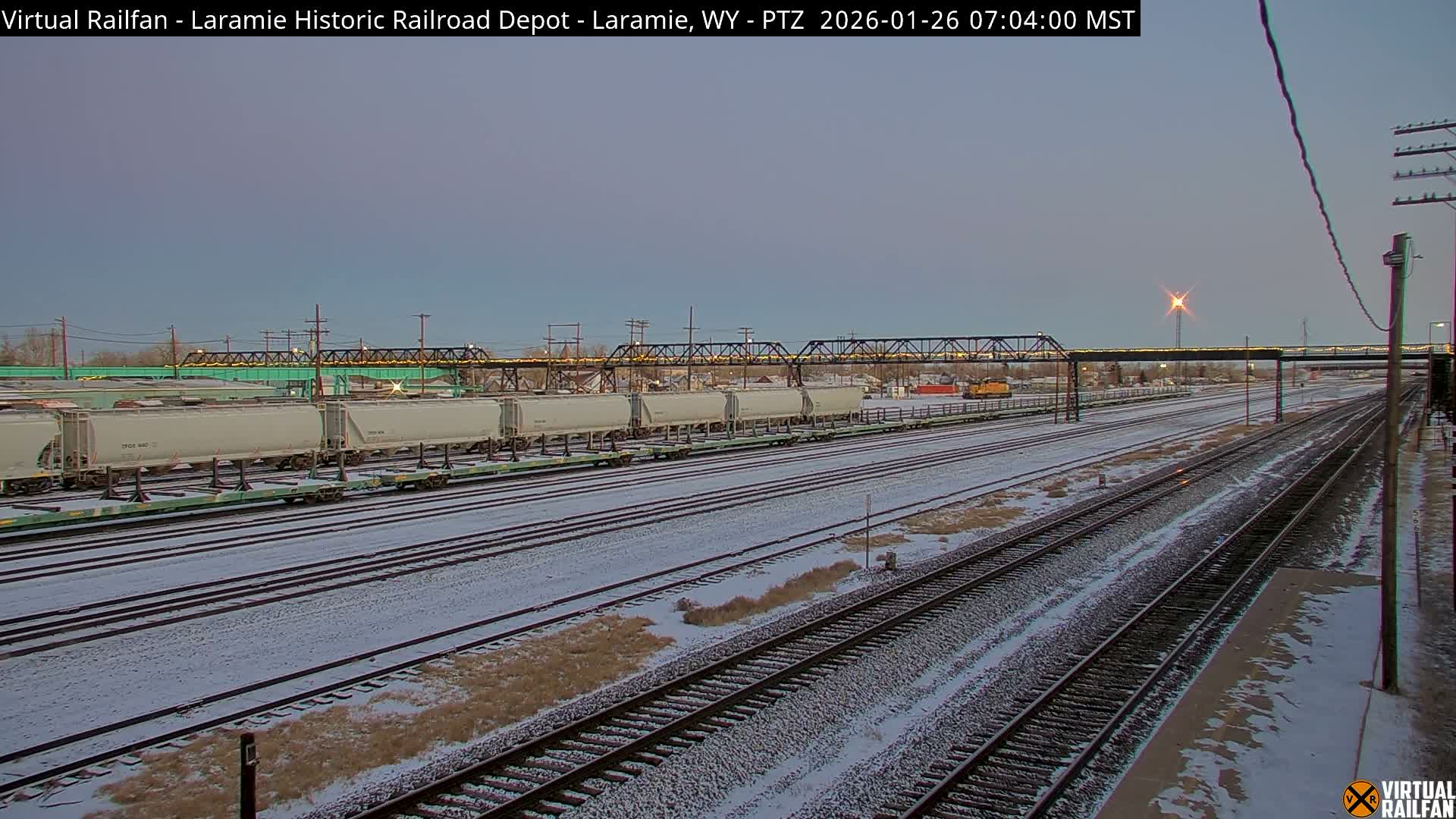 Laramie Historic Railroad Depot Live Cam - Laramie, Albany, Wyoming, USA 