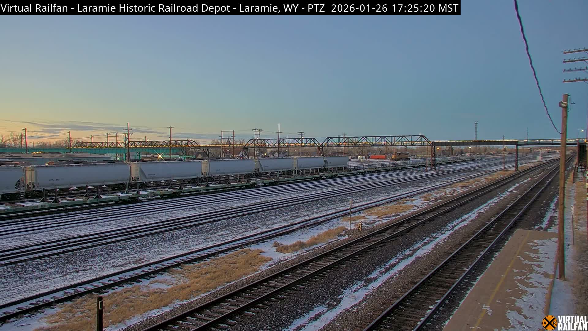 Laramie Historic Railroad Depot Live Cam - Laramie, Albany, Wyoming, USA 