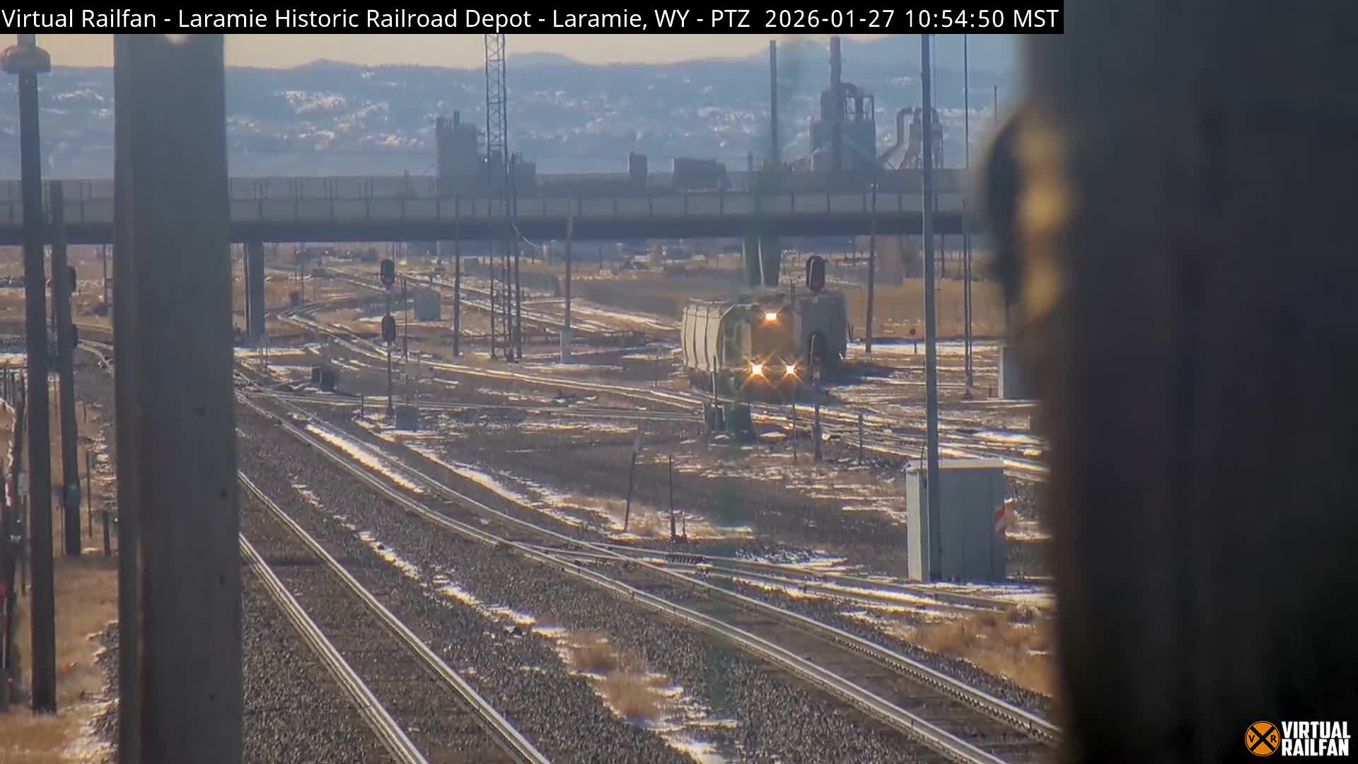 Laramie Historic Railroad Depot Live Cam - Laramie, Albany, Wyoming, USA 