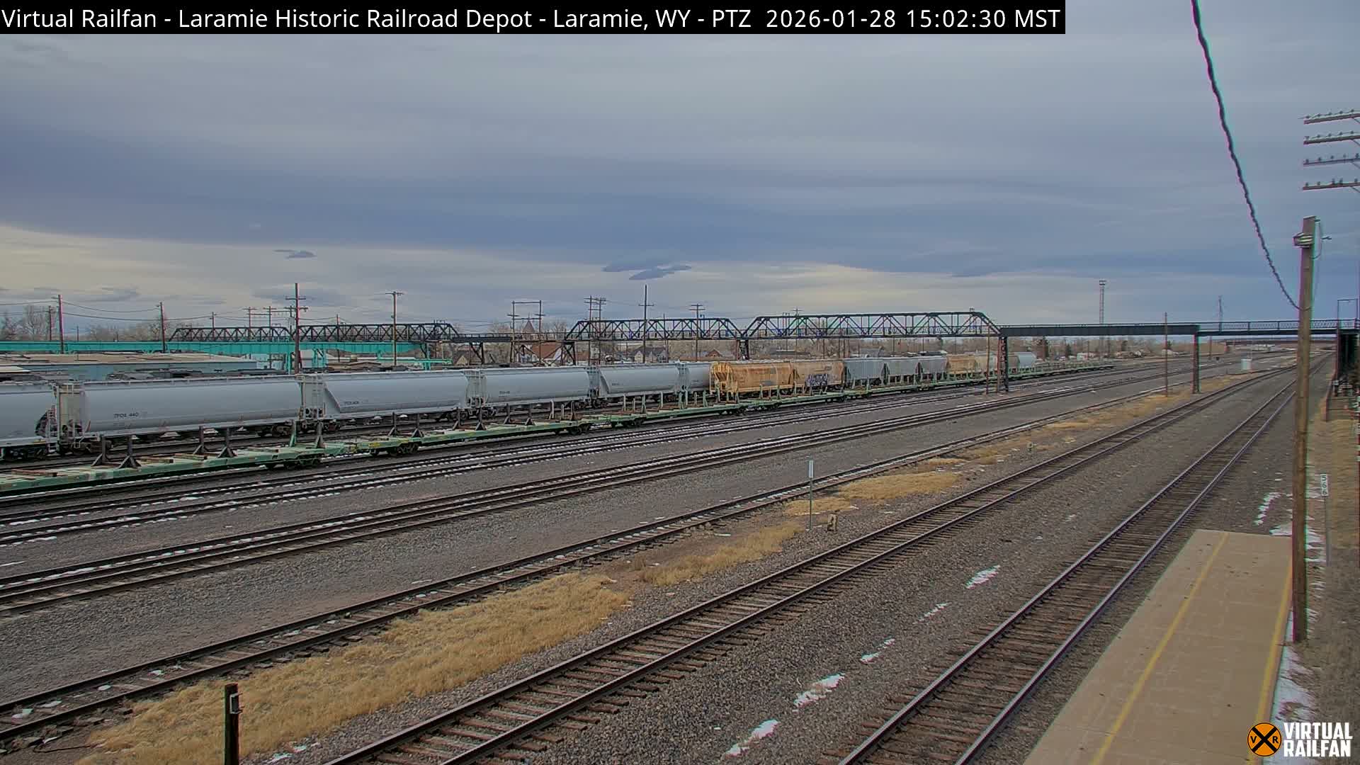 Laramie Historic Railroad Depot Live Cam - Laramie, Albany, Wyoming, USA 