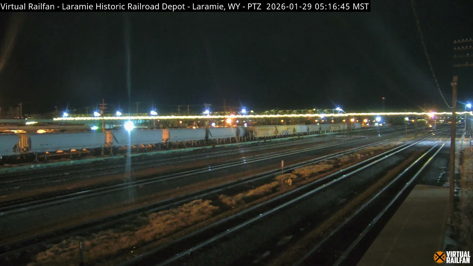 Laramie Historic Railroad Depot Live Cam - Laramie, Albany, Wyoming, USA 