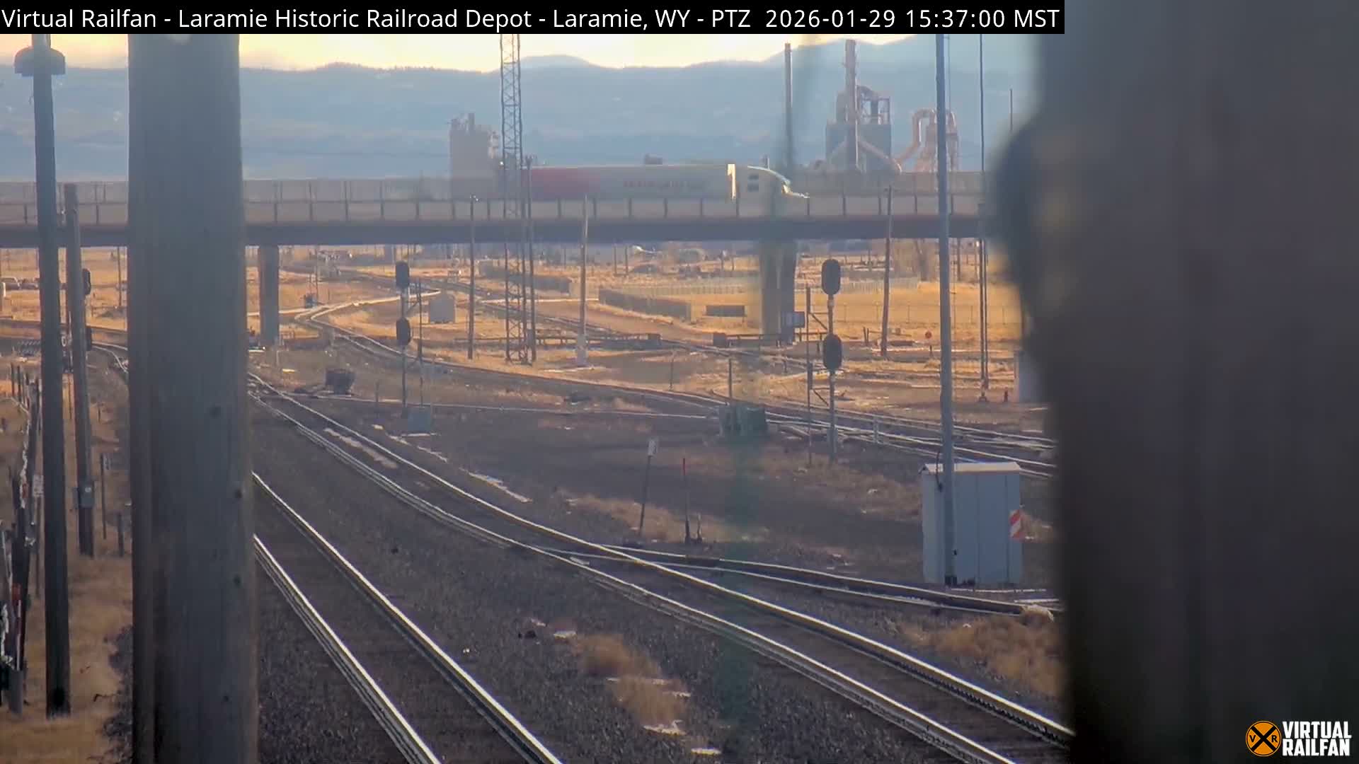 Laramie Historic Railroad Depot Live Cam - Laramie, Albany, Wyoming, USA 