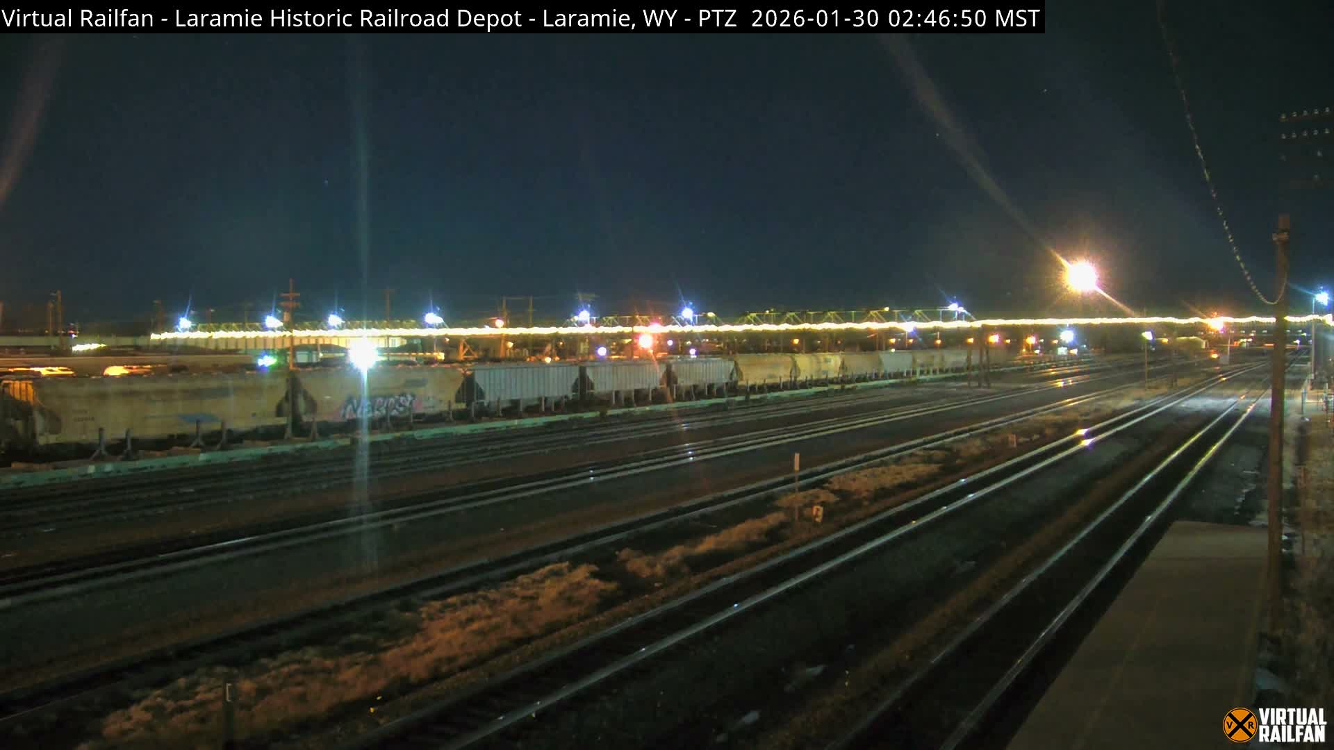Laramie Historic Railroad Depot Live Cam - Laramie, Albany, Wyoming, USA 