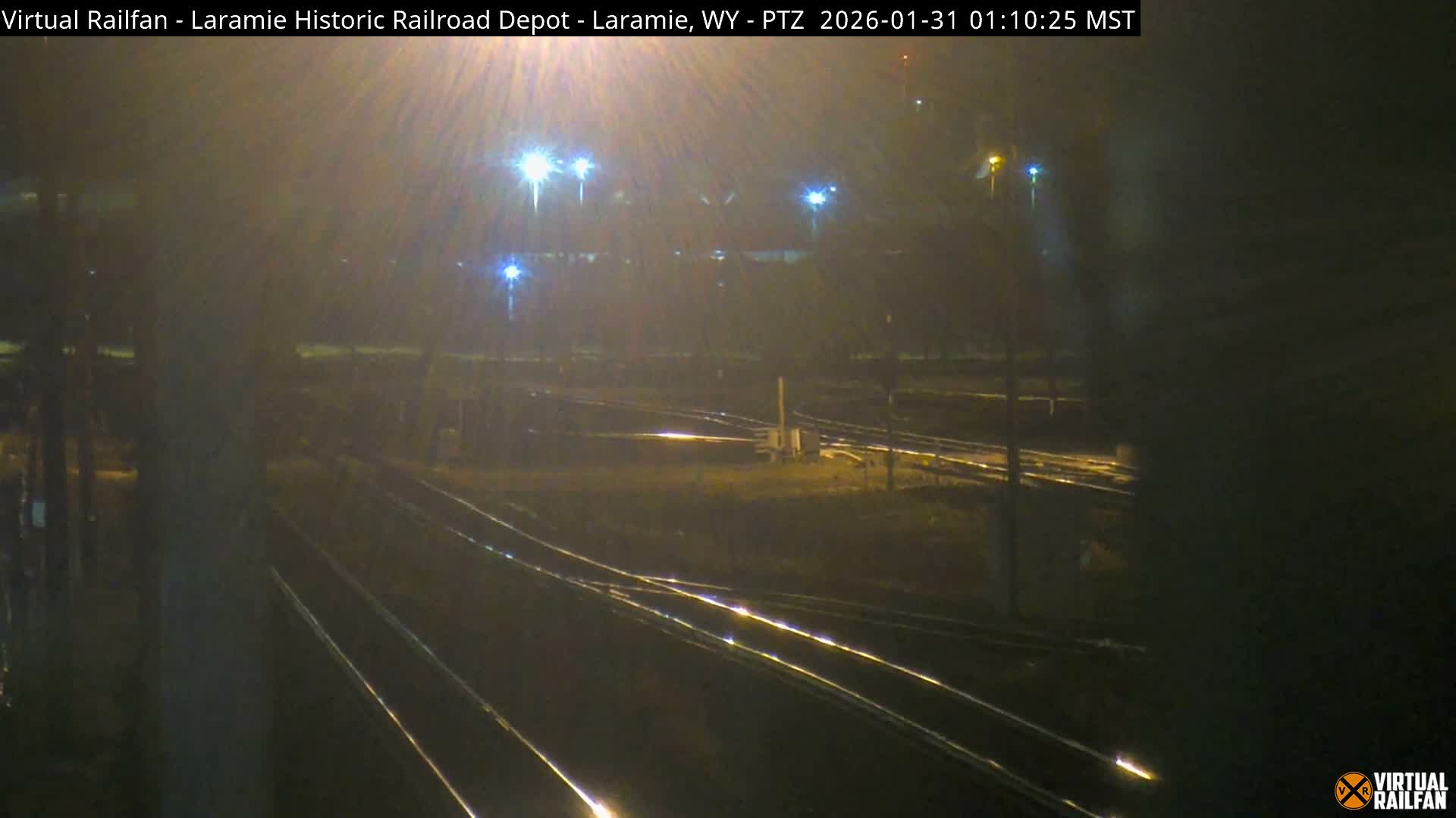 Laramie Historic Railroad Depot Live Cam - Laramie, Albany, Wyoming, USA 