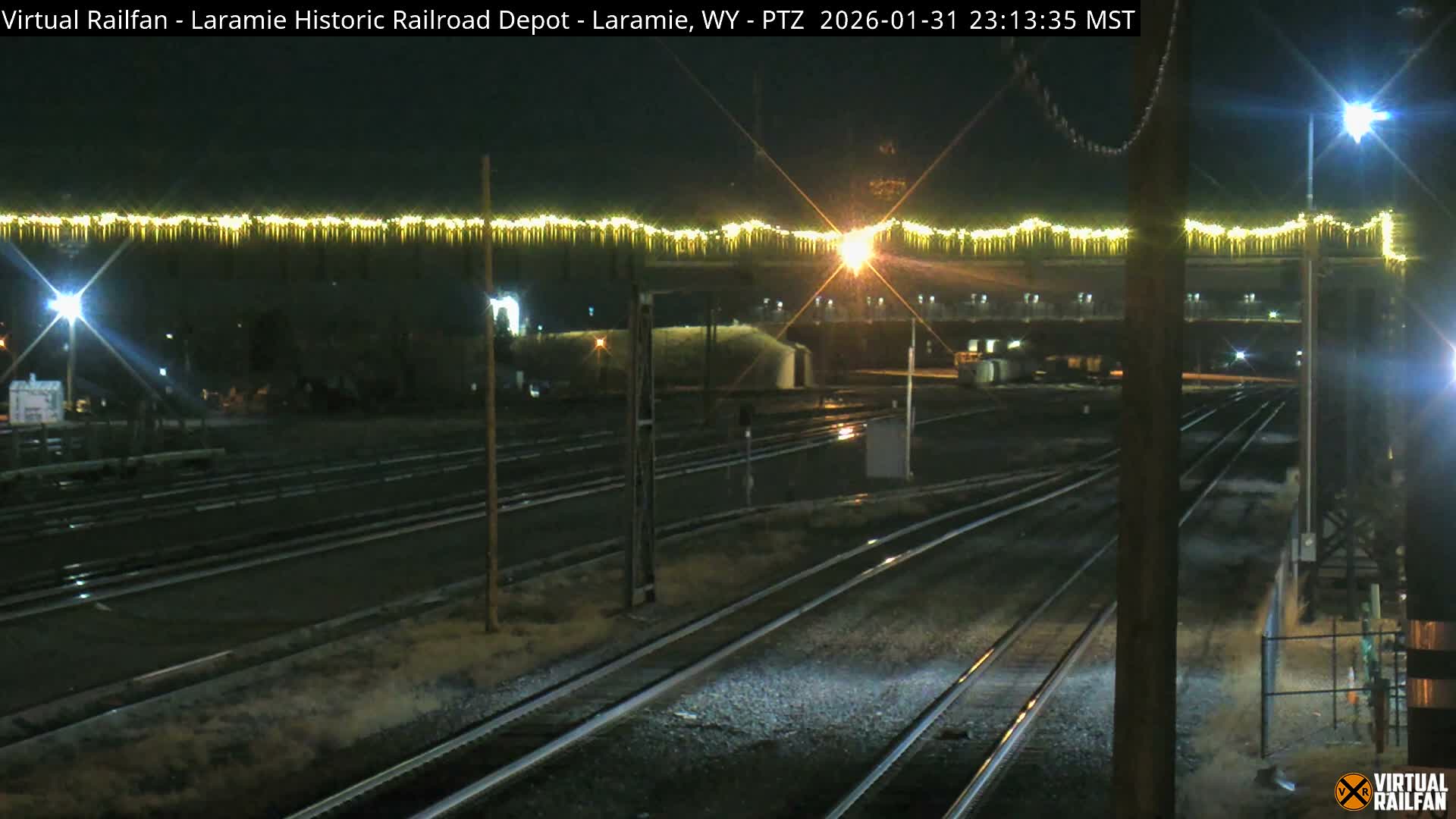 Laramie Historic Railroad Depot Live Cam - Laramie, Albany, Wyoming, USA 