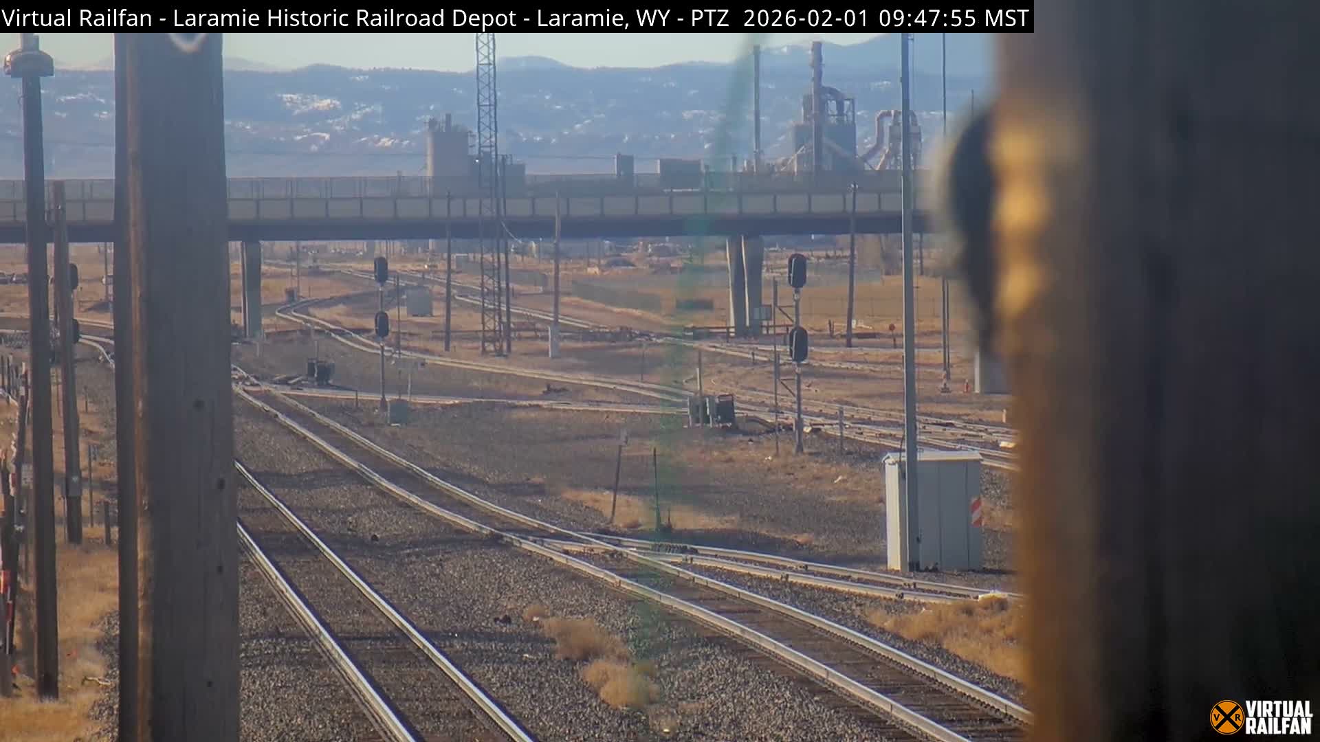 Laramie Historic Railroad Depot Live Cam - Laramie, Albany, Wyoming, USA 