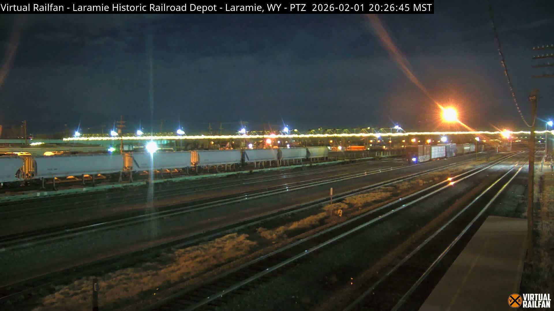 Laramie Historic Railroad Depot Live Cam - Laramie, Albany, Wyoming, USA 