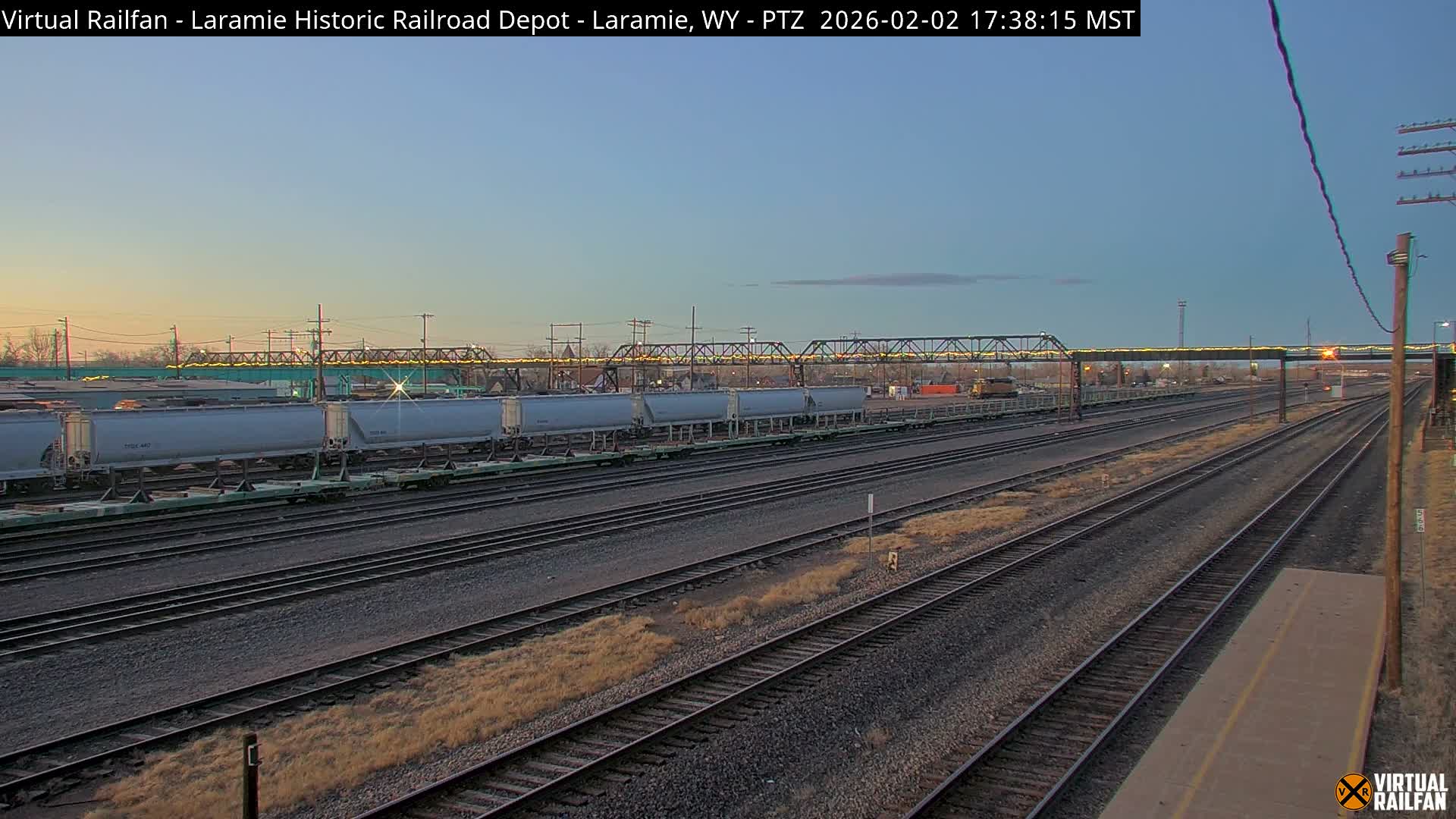 Laramie Historic Railroad Depot Live Cam - Laramie, Albany, Wyoming, USA 