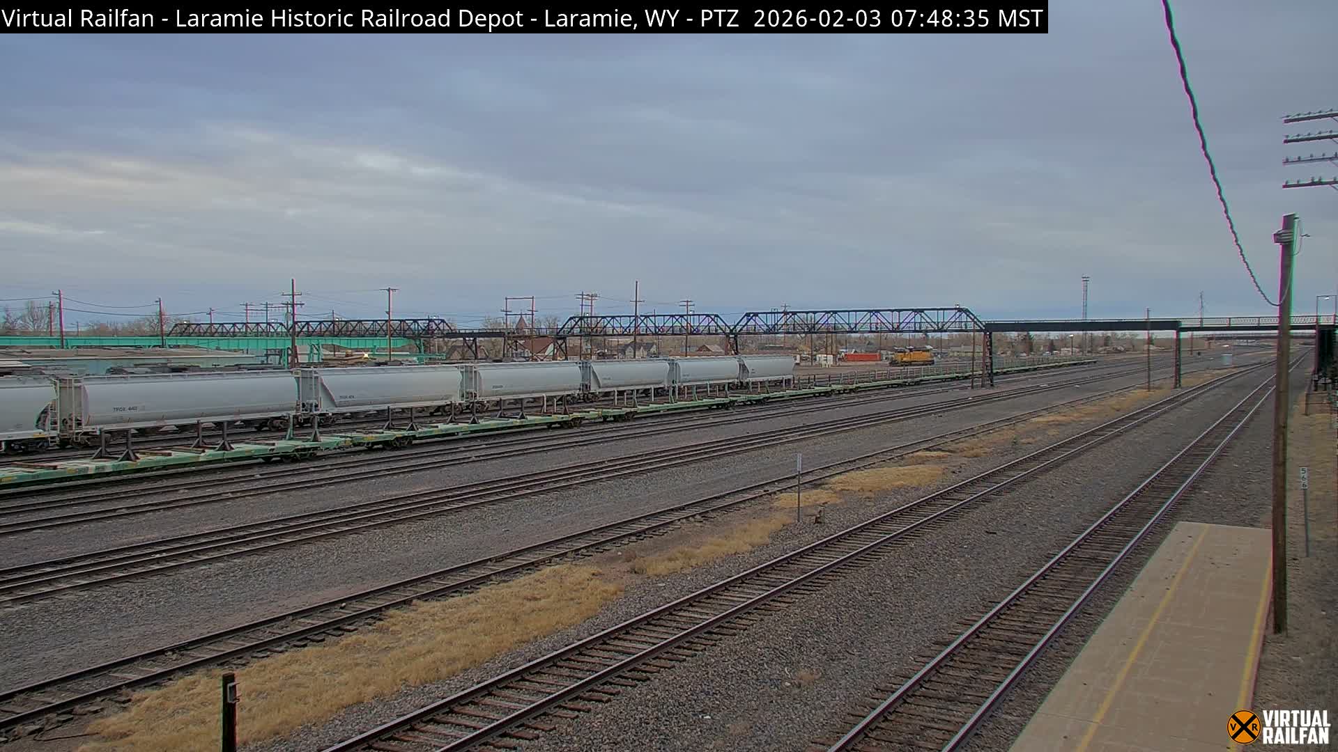 Laramie Historic Railroad Depot Live Cam - Laramie, Albany, Wyoming, USA 
