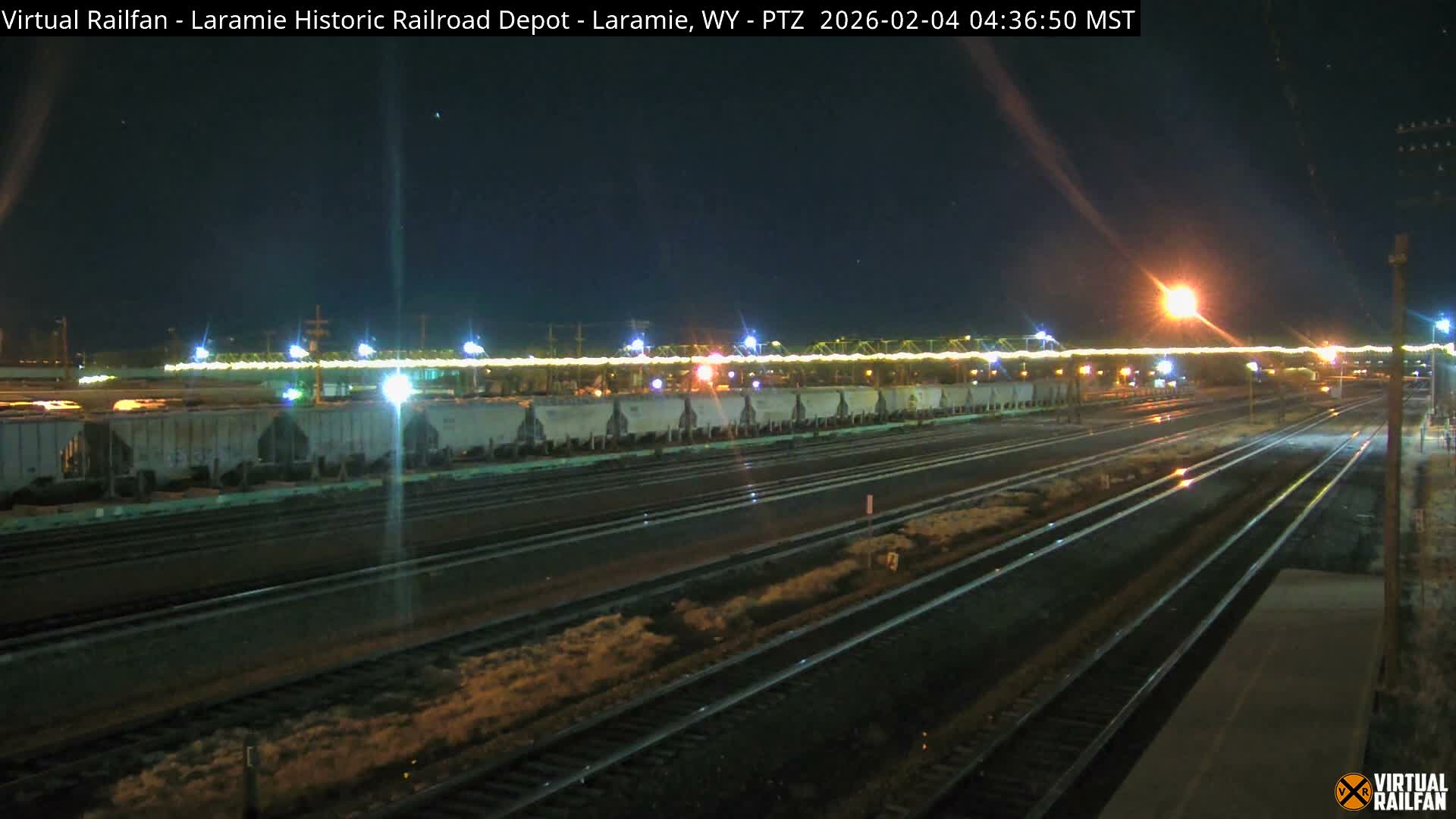 Laramie Historic Railroad Depot Live Cam - Laramie, Albany, Wyoming, USA 