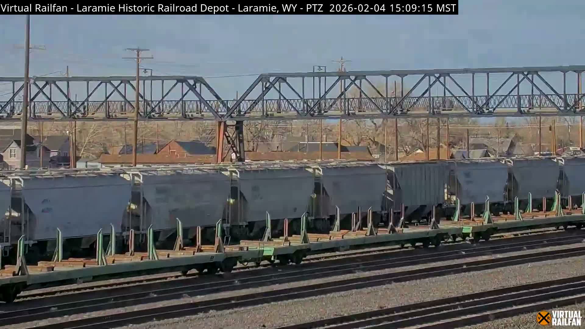 Laramie Historic Railroad Depot Live Cam - Laramie, Albany, Wyoming, USA 