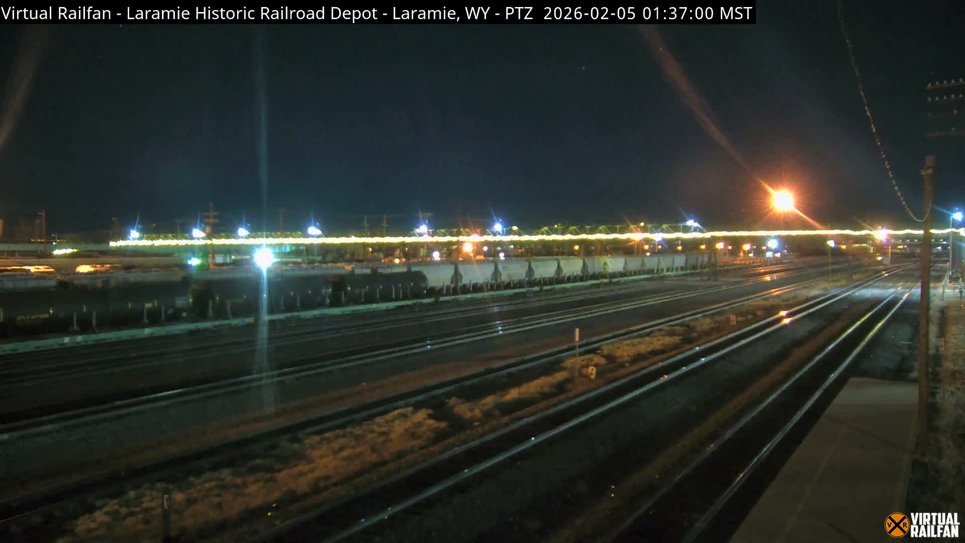 Laramie Historic Railroad Depot Live Cam - Laramie, Albany, Wyoming, USA 