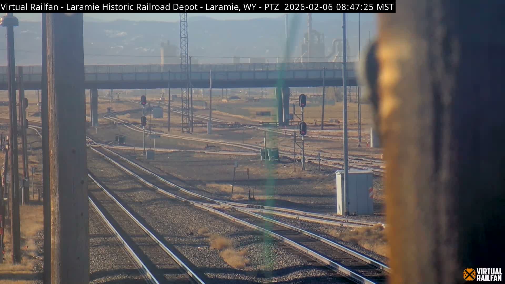 Laramie Historic Railroad Depot Live Cam - Laramie, Albany, Wyoming, USA 