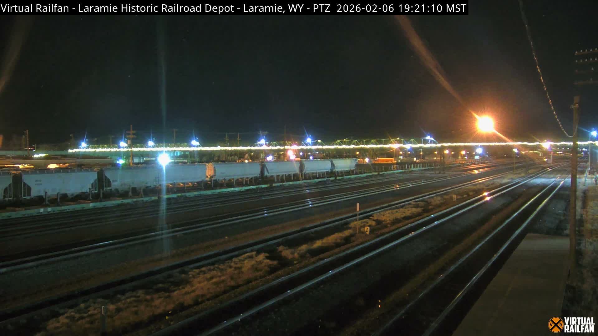 Laramie Historic Railroad Depot Live Cam - Laramie, Albany, Wyoming, USA 