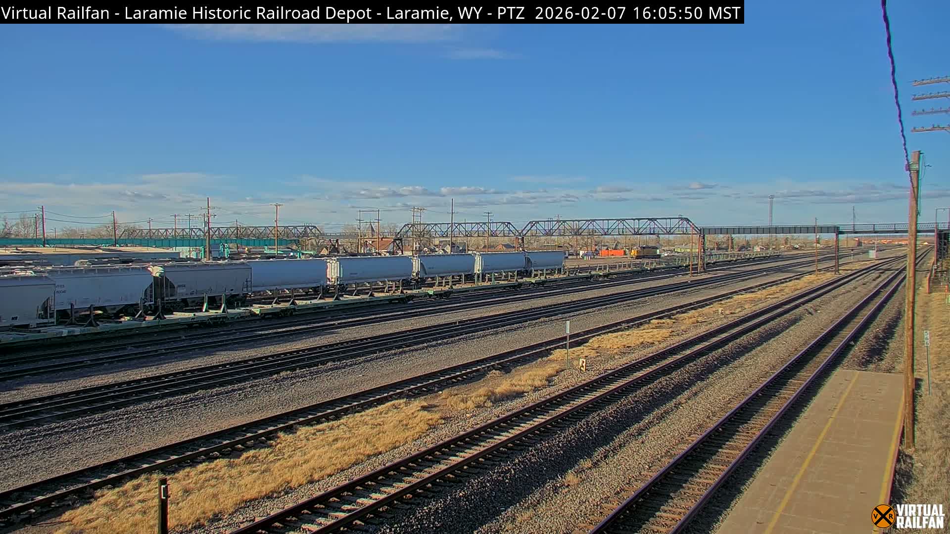 Laramie Historic Railroad Depot Live Cam - Laramie, Albany, Wyoming, USA 