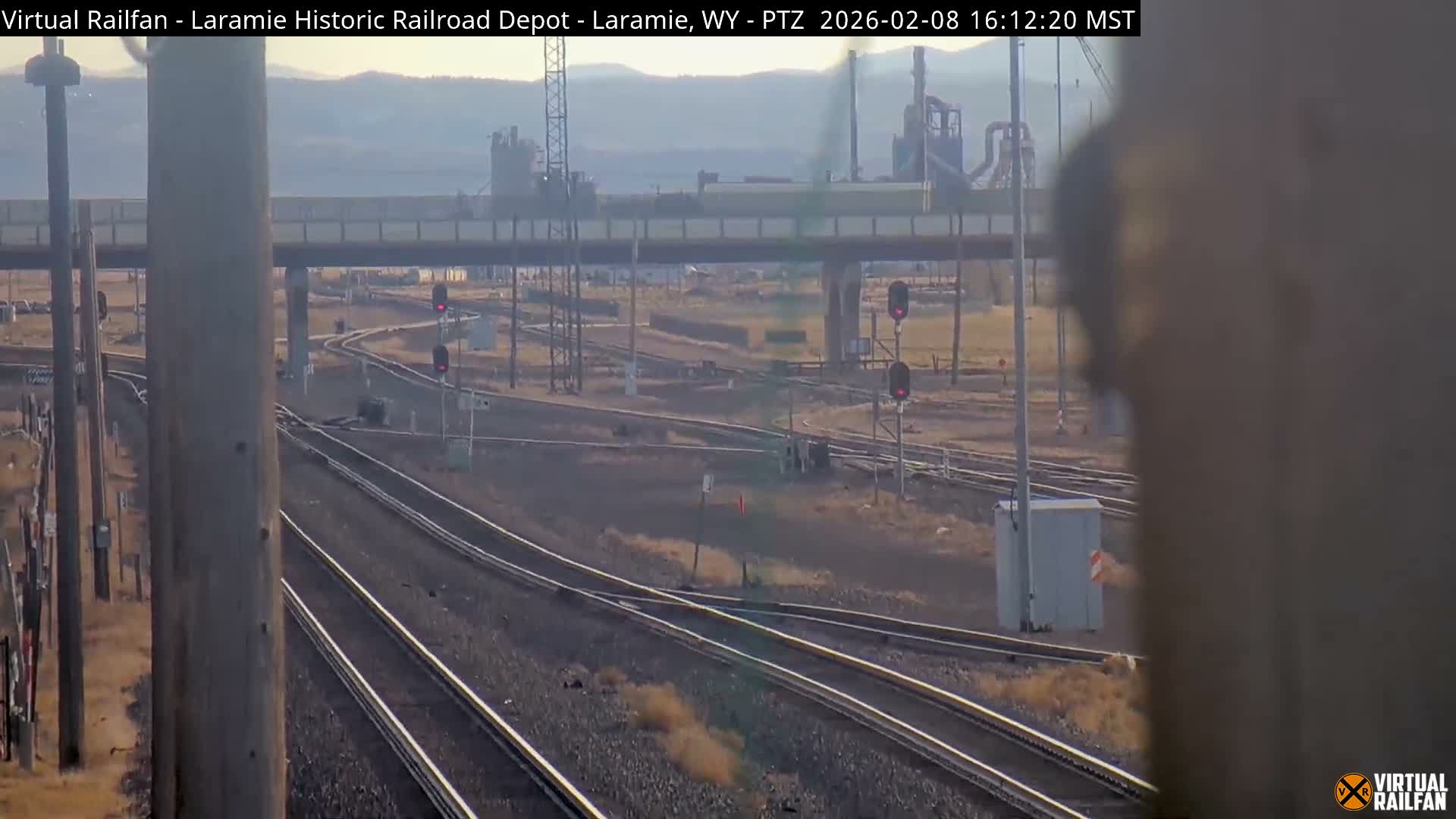 Laramie Historic Railroad Depot Live Cam - Laramie, Albany, Wyoming, USA 