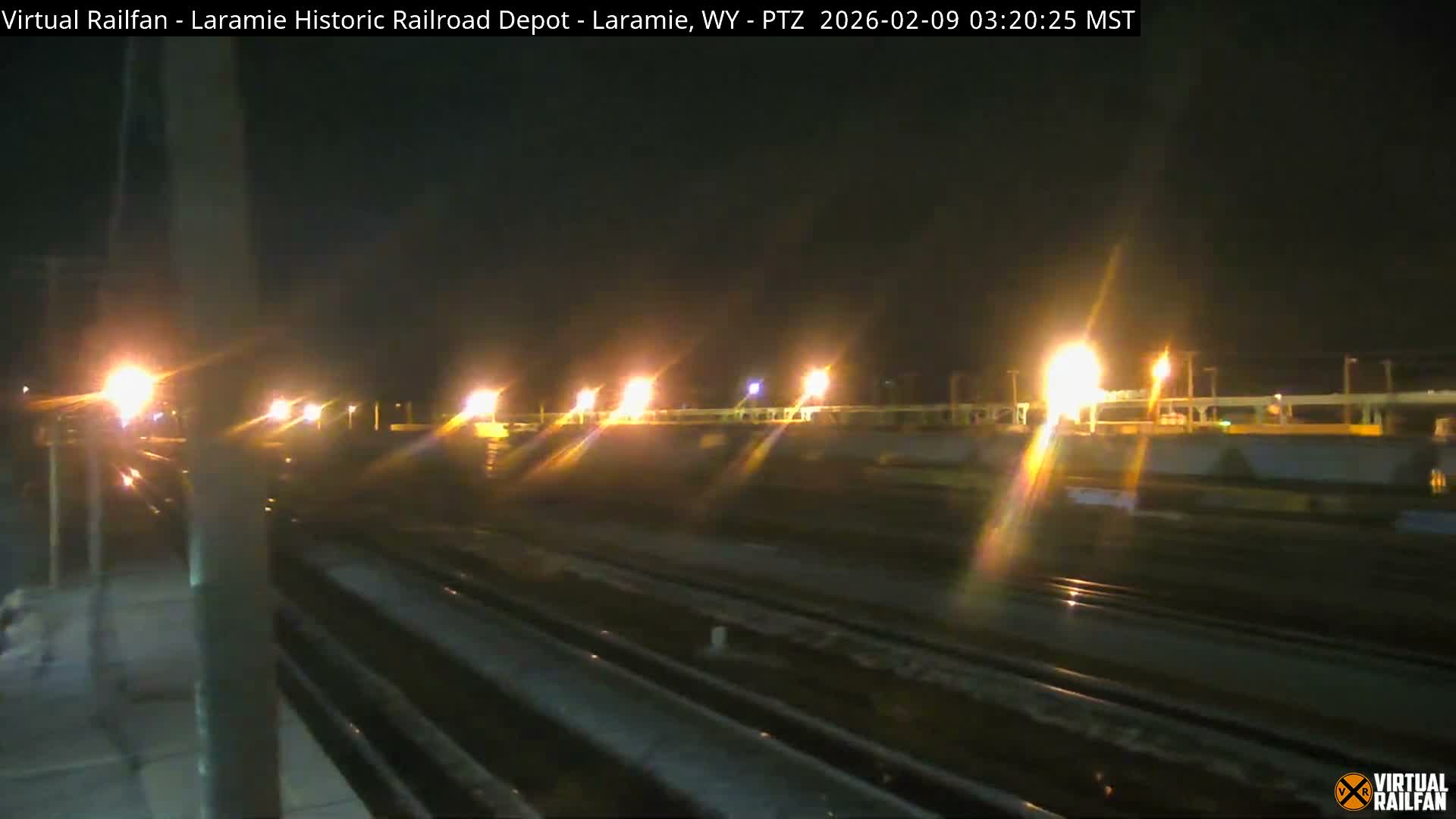 Laramie Historic Railroad Depot Live Cam - Laramie, Albany, Wyoming, USA 