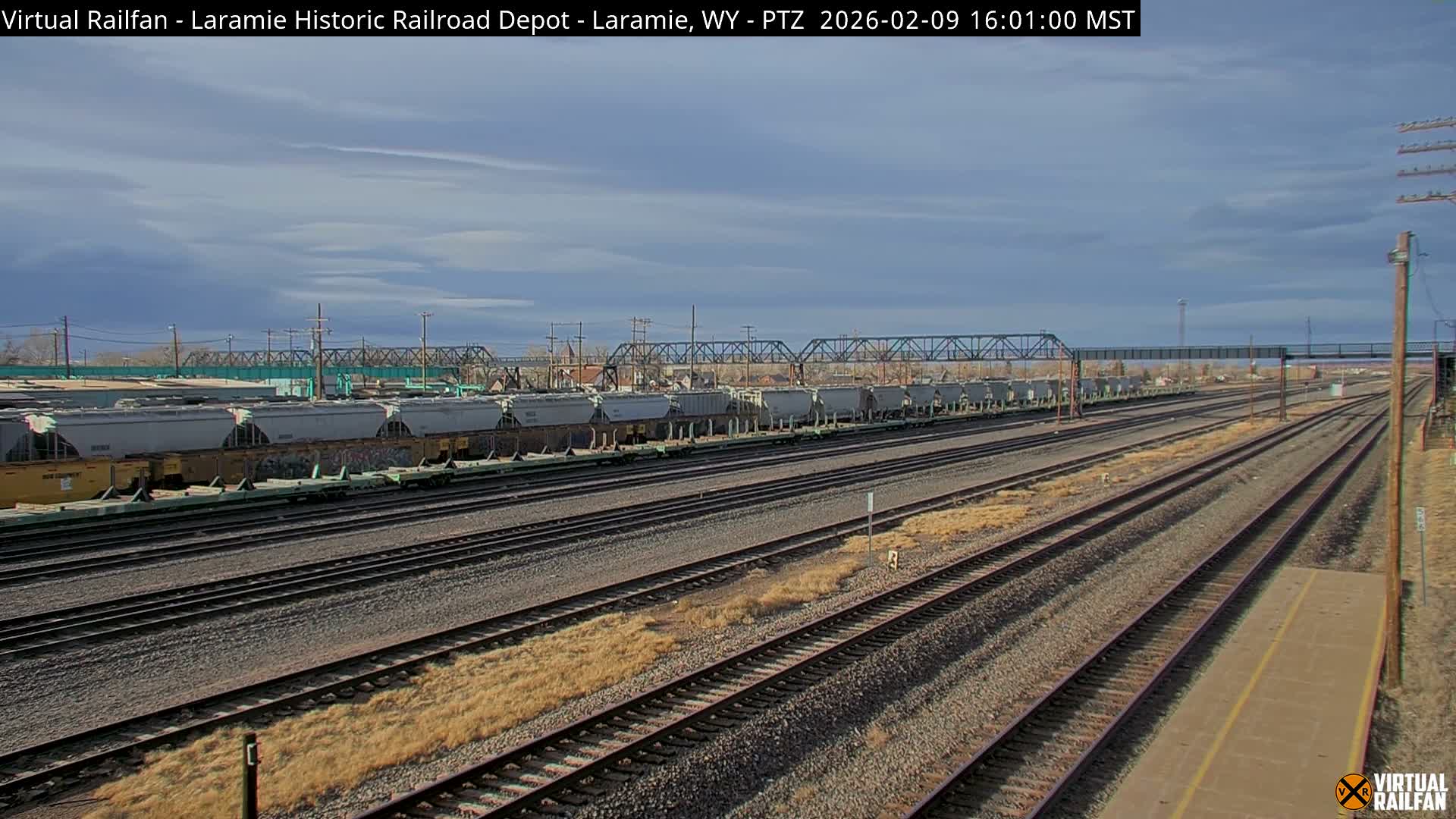 Laramie Historic Railroad Depot Live Cam - Laramie, Albany, Wyoming, USA 