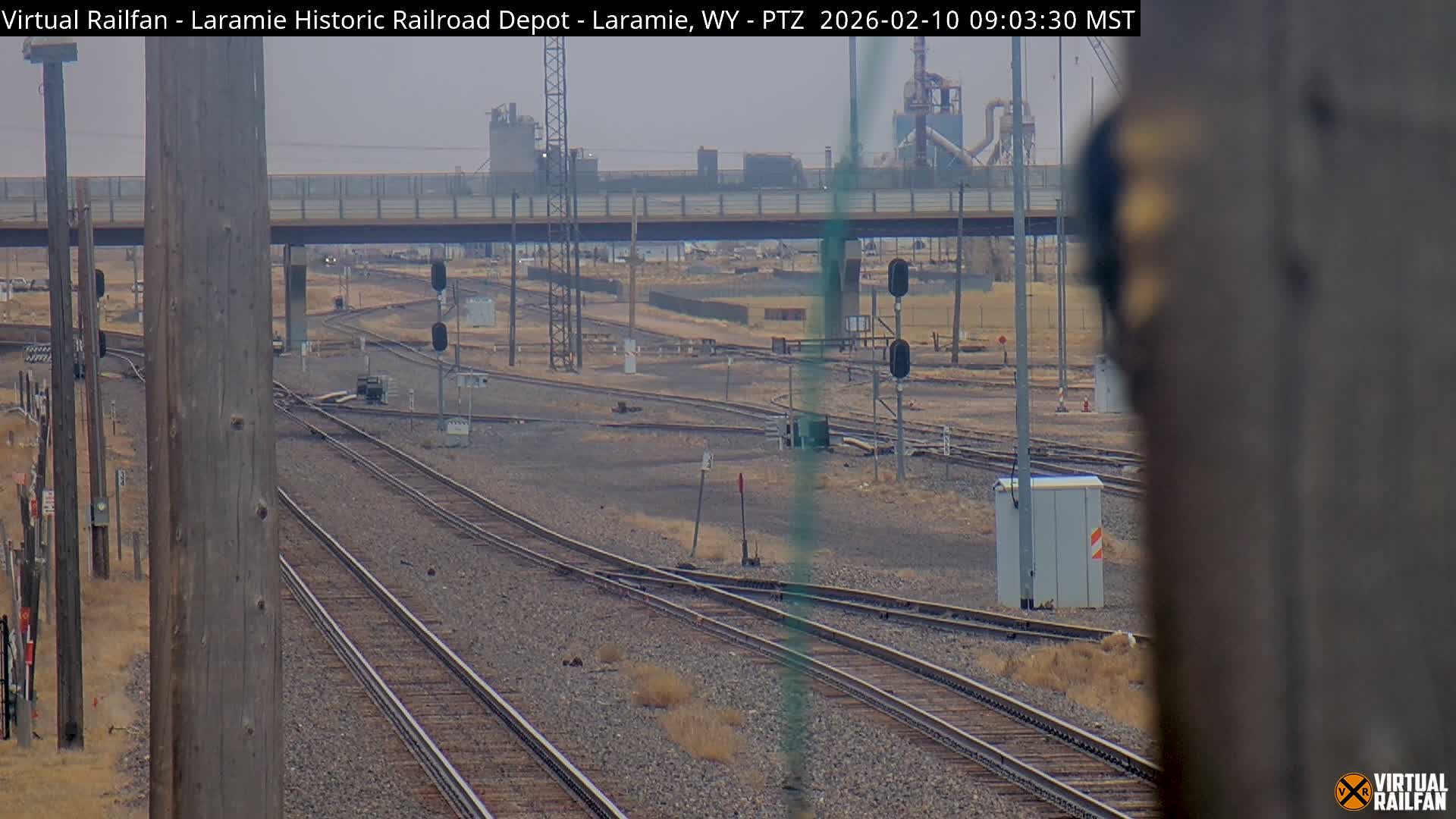 Laramie Historic Railroad Depot Live Cam - Laramie, Albany, Wyoming, USA 
