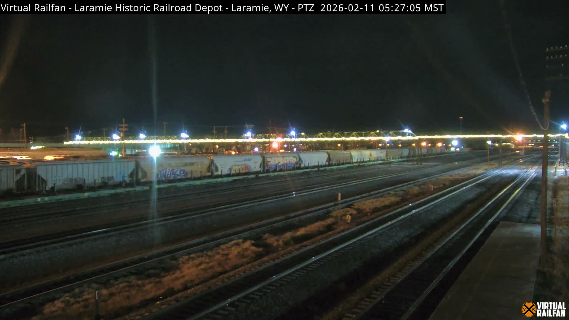 Laramie Historic Railroad Depot Live Cam - Laramie, Albany, Wyoming, USA 