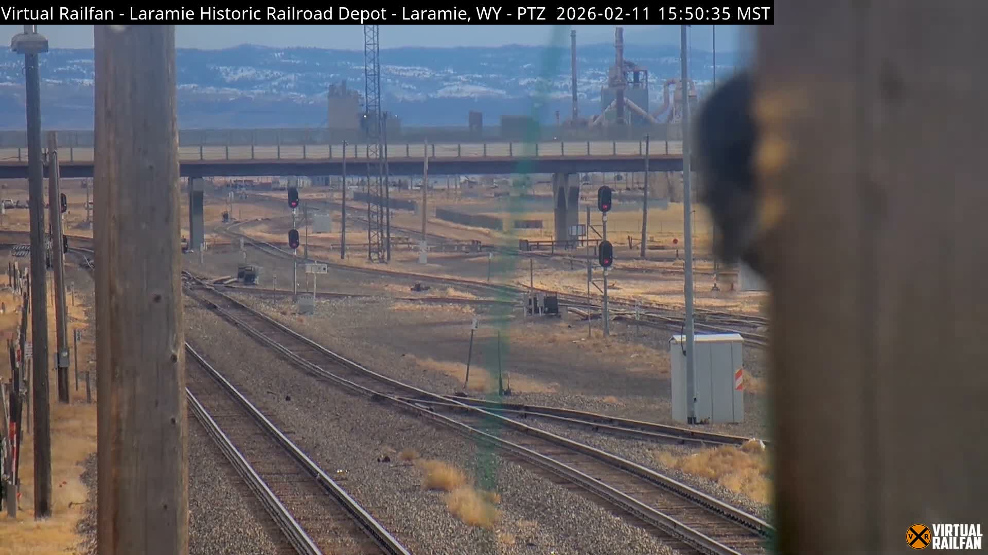 Laramie Historic Railroad Depot Live Cam - Laramie, Albany, Wyoming, USA 