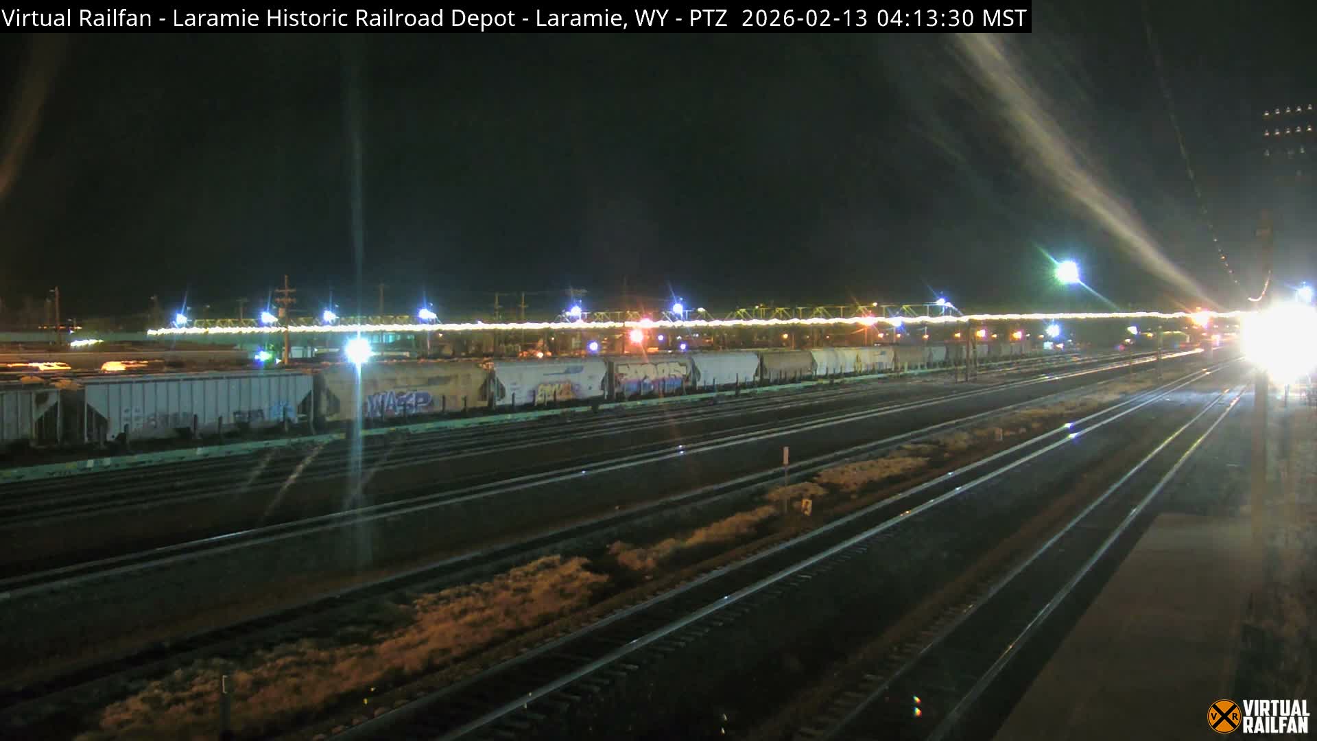 Laramie Historic Railroad Depot Live Cam - Laramie, Albany, Wyoming, USA 