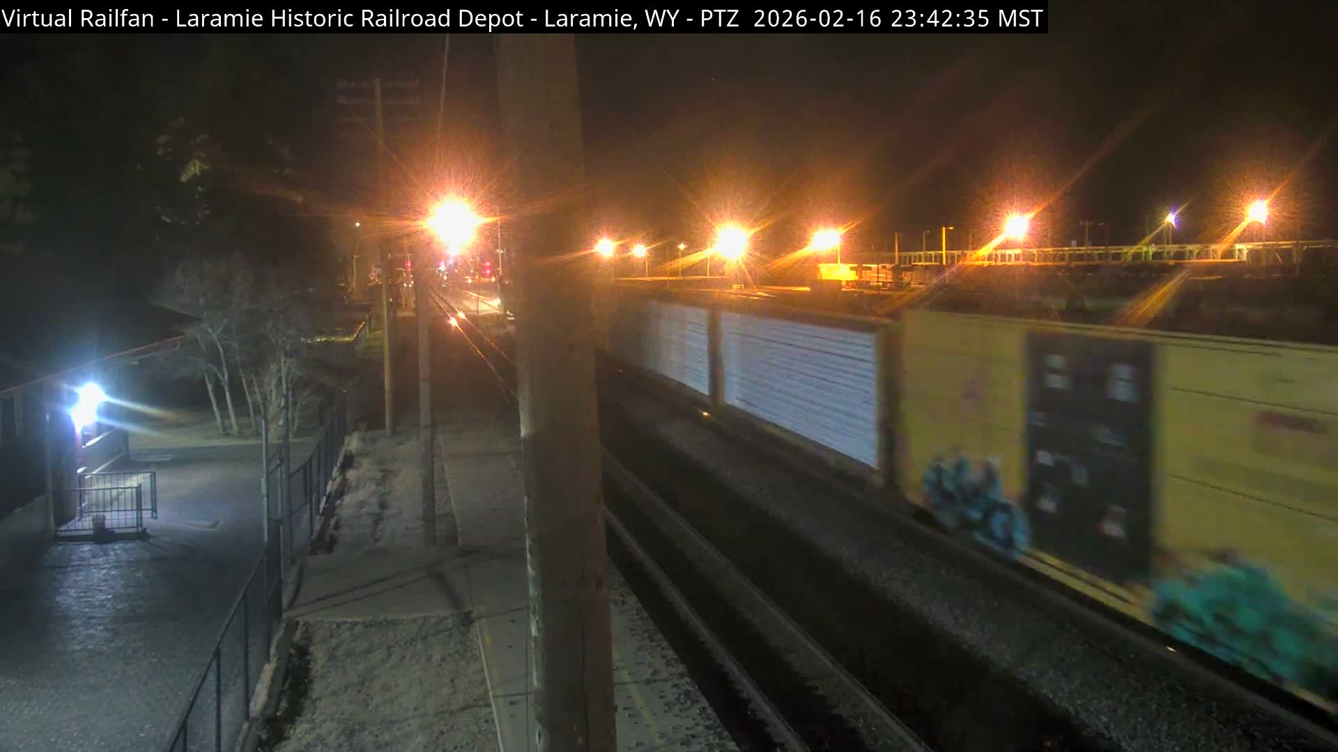 Laramie Historic Railroad Depot Live Cam - Laramie, Albany, Wyoming, USA 