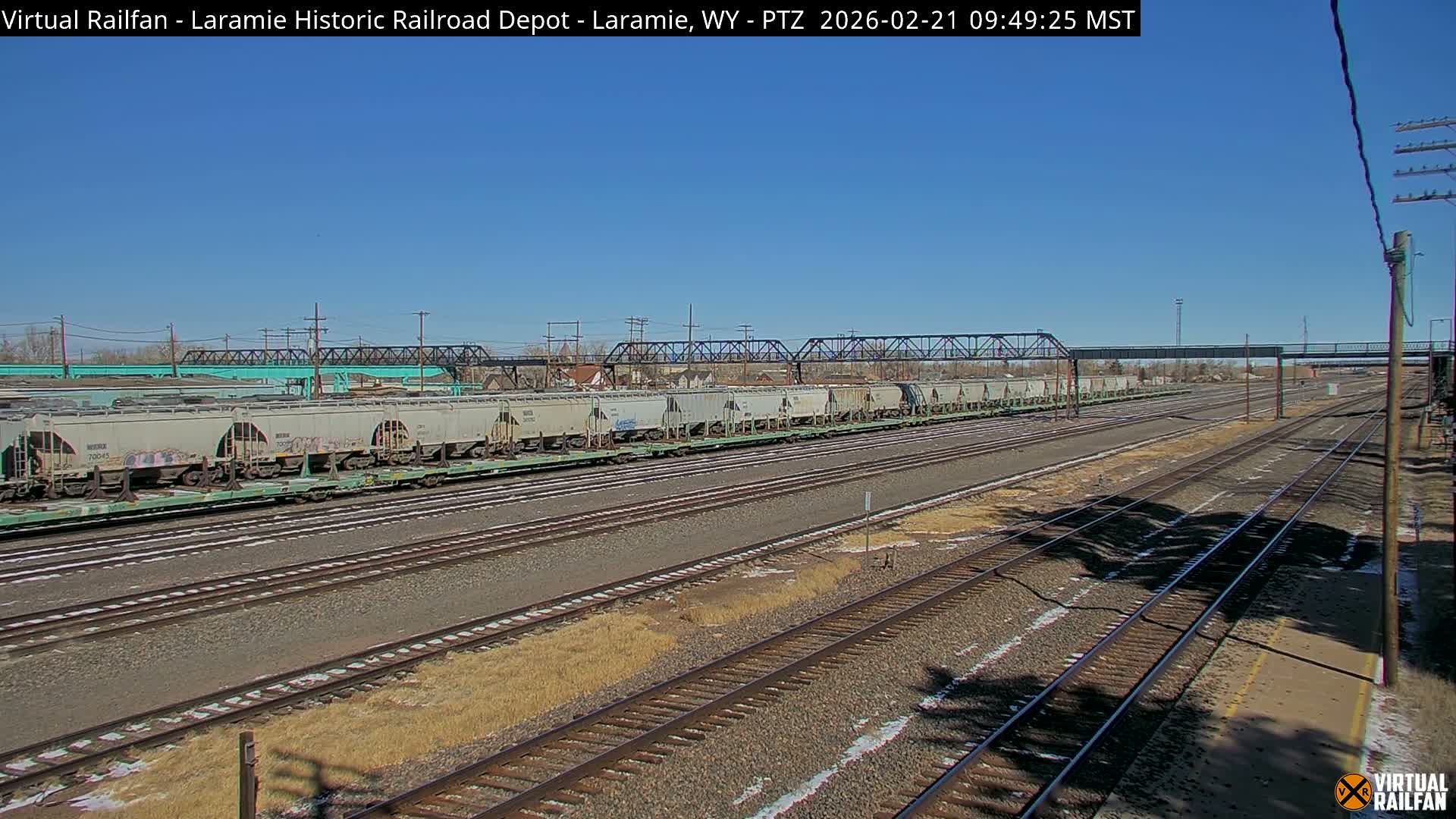 Laramie Historic Railroad Depot Live Cam - Laramie, Albany, Wyoming, USA 