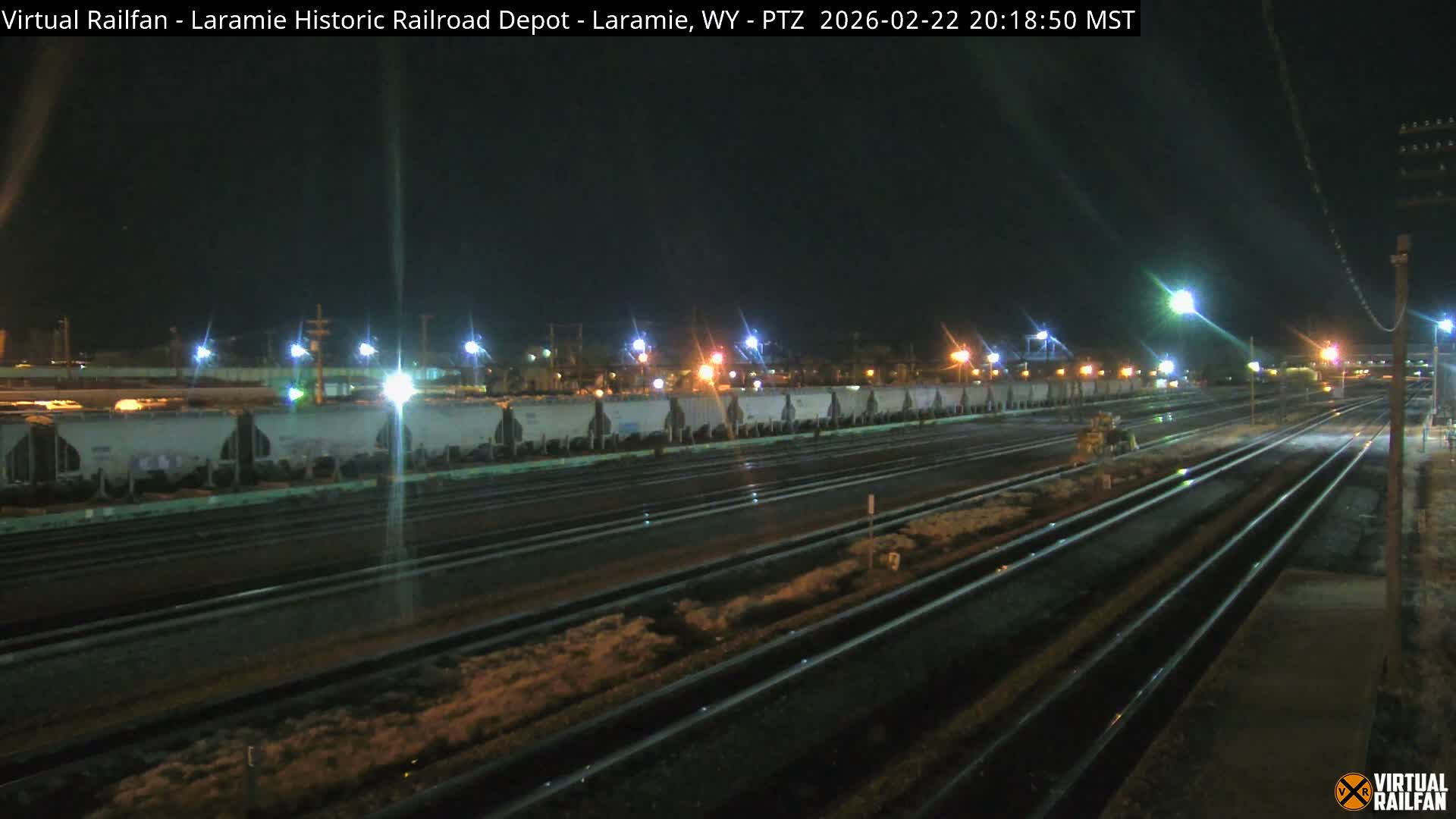 Laramie Historic Railroad Depot Live Cam - Laramie, Albany, Wyoming, USA 