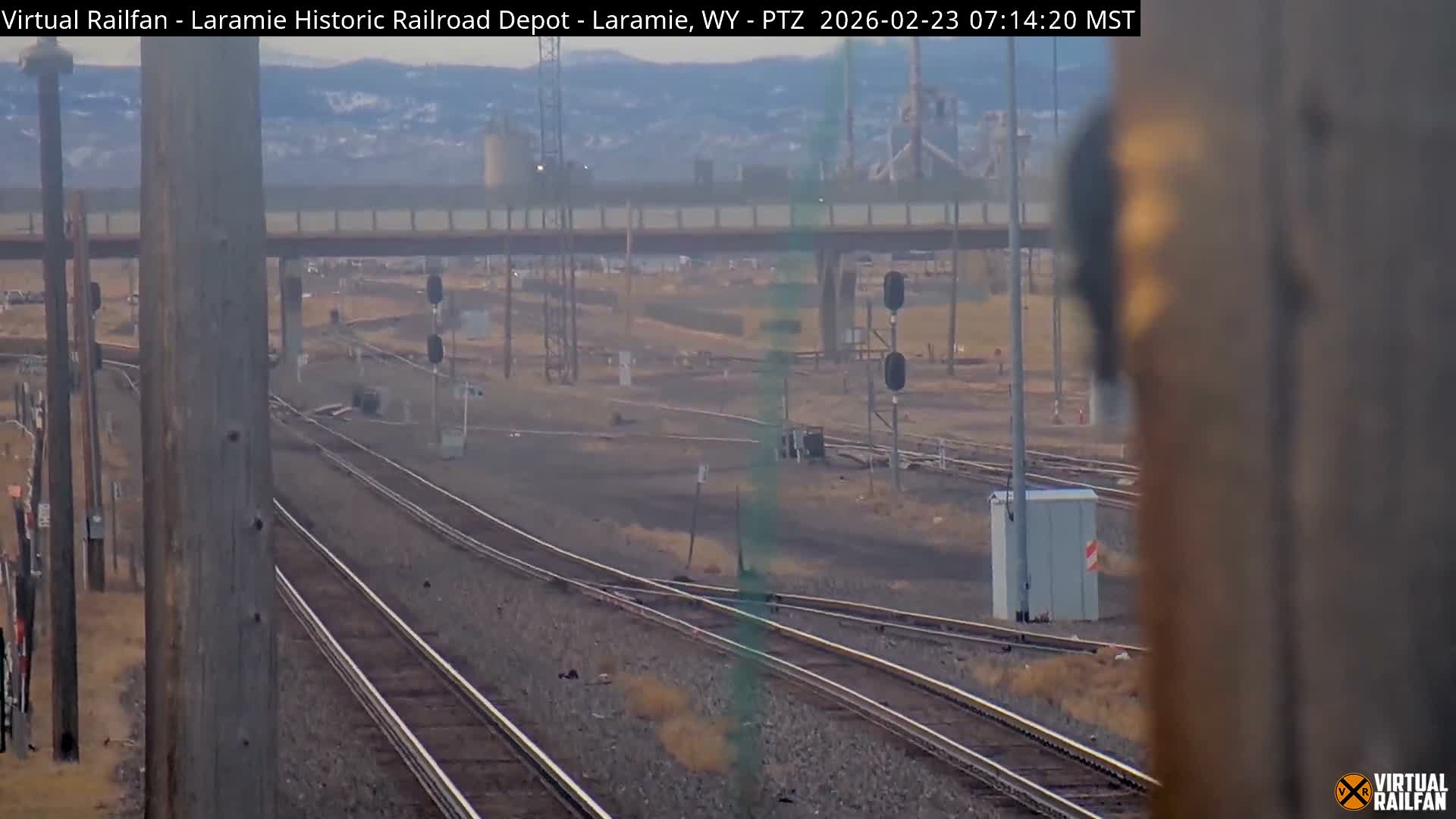 Laramie Historic Railroad Depot Live Cam - Laramie, Albany, Wyoming, USA 
