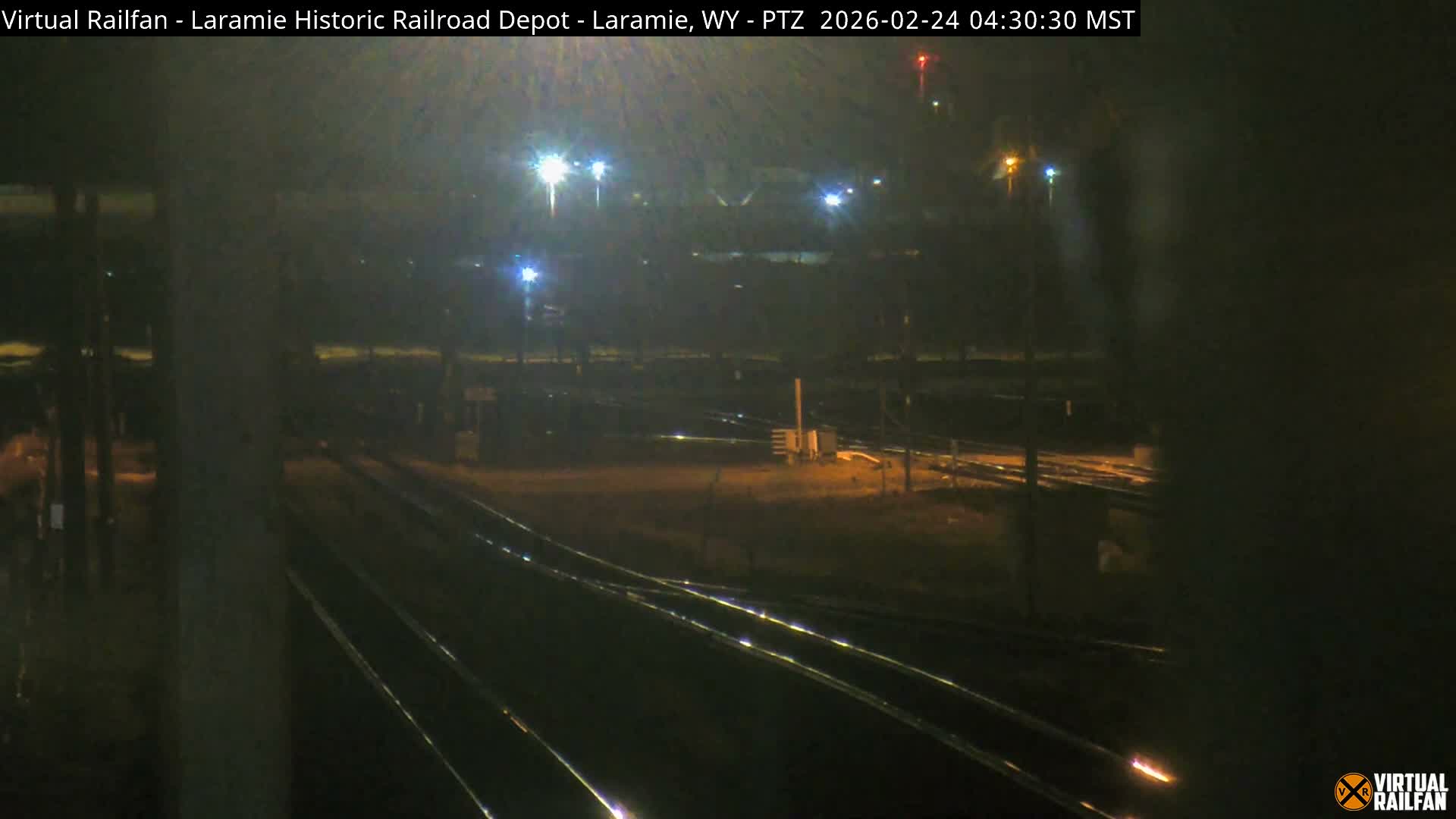 Laramie Historic Railroad Depot Live Cam - Laramie, Albany, Wyoming, USA 
