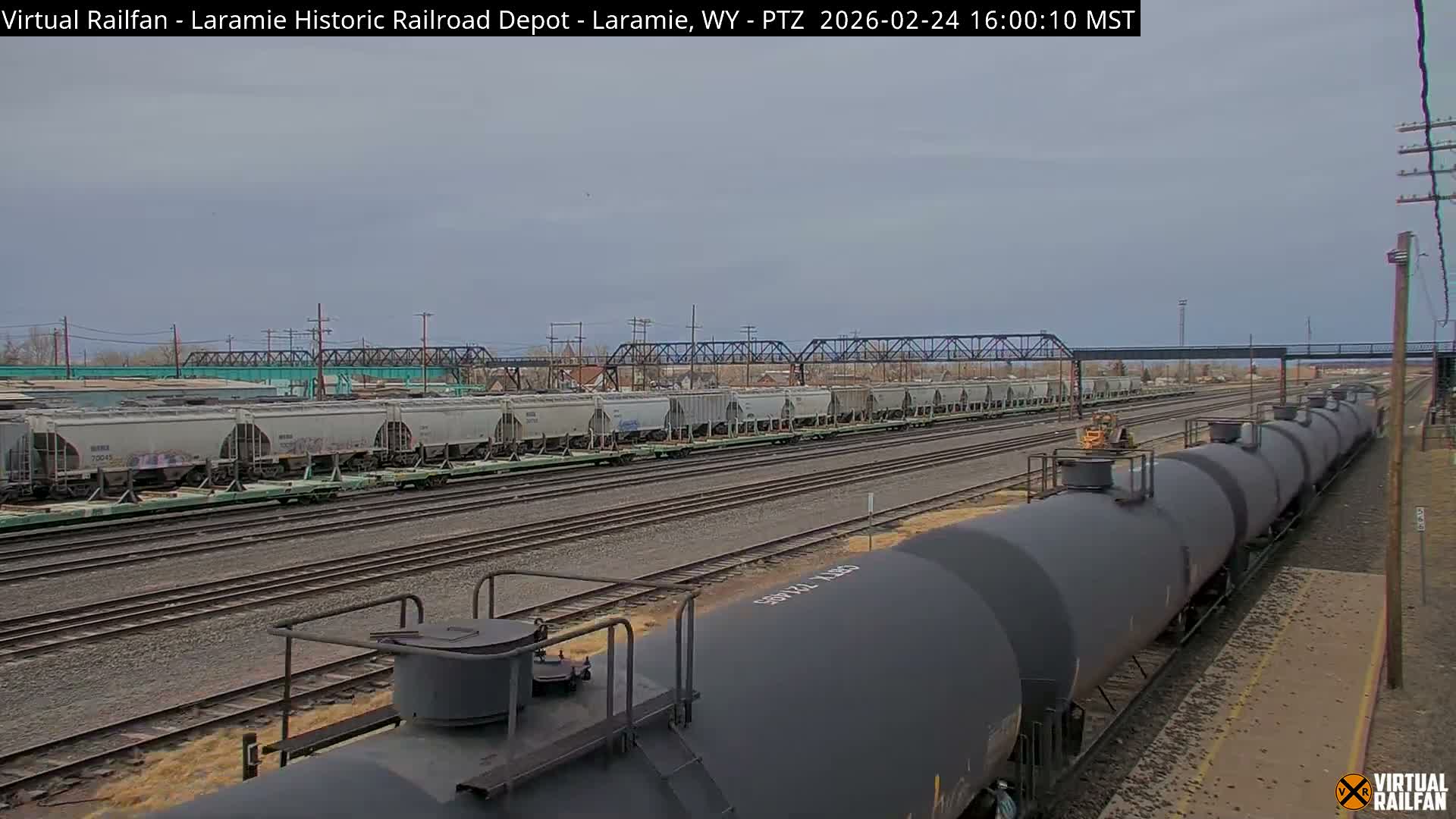 Laramie Historic Railroad Depot Live Cam - Laramie, Albany, Wyoming, USA 