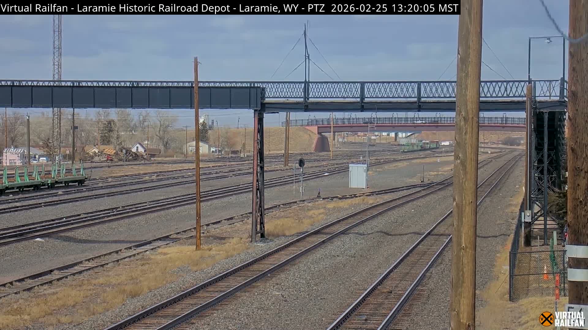 Laramie Historic Railroad Depot Live Cam - Laramie, Albany, Wyoming, USA 