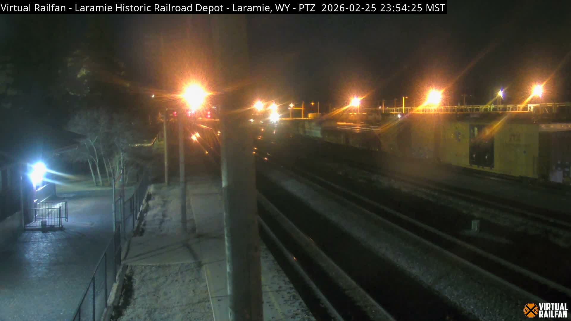 Laramie Historic Railroad Depot Live Cam - Laramie, Albany, Wyoming, USA 