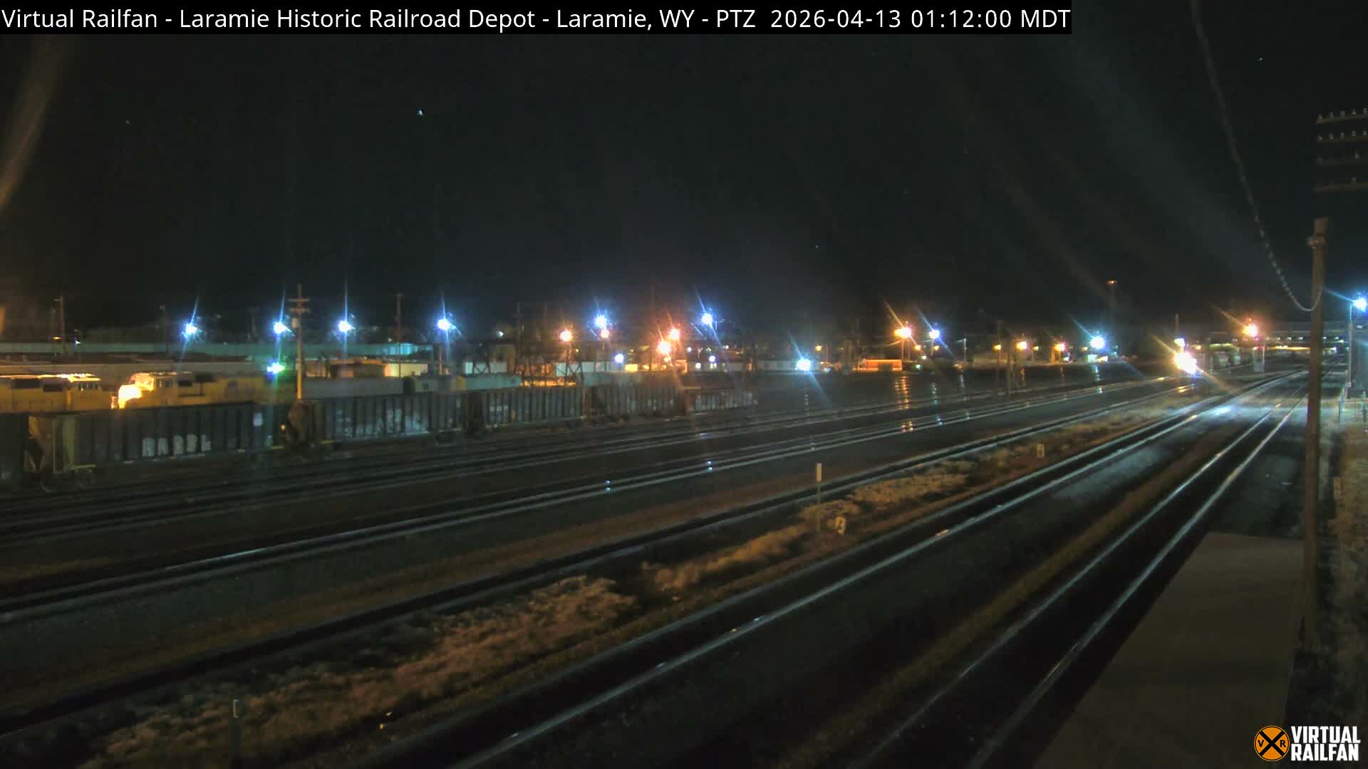 Laramie Historic Railroad Depot Live Cam - Laramie, Albany, Wyoming, USA 