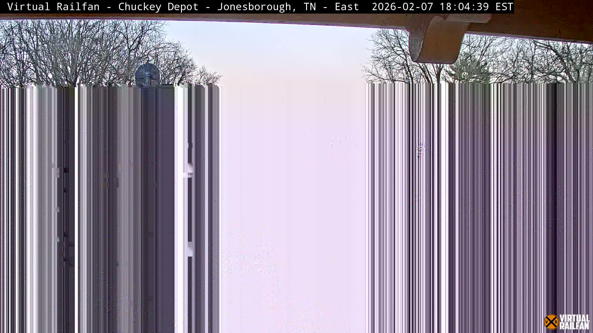 Jonesborough, Chuckey Railroad Depot Museum Railroad Crossing Live Cam - Jonesborough, Washington Tennessee, USA