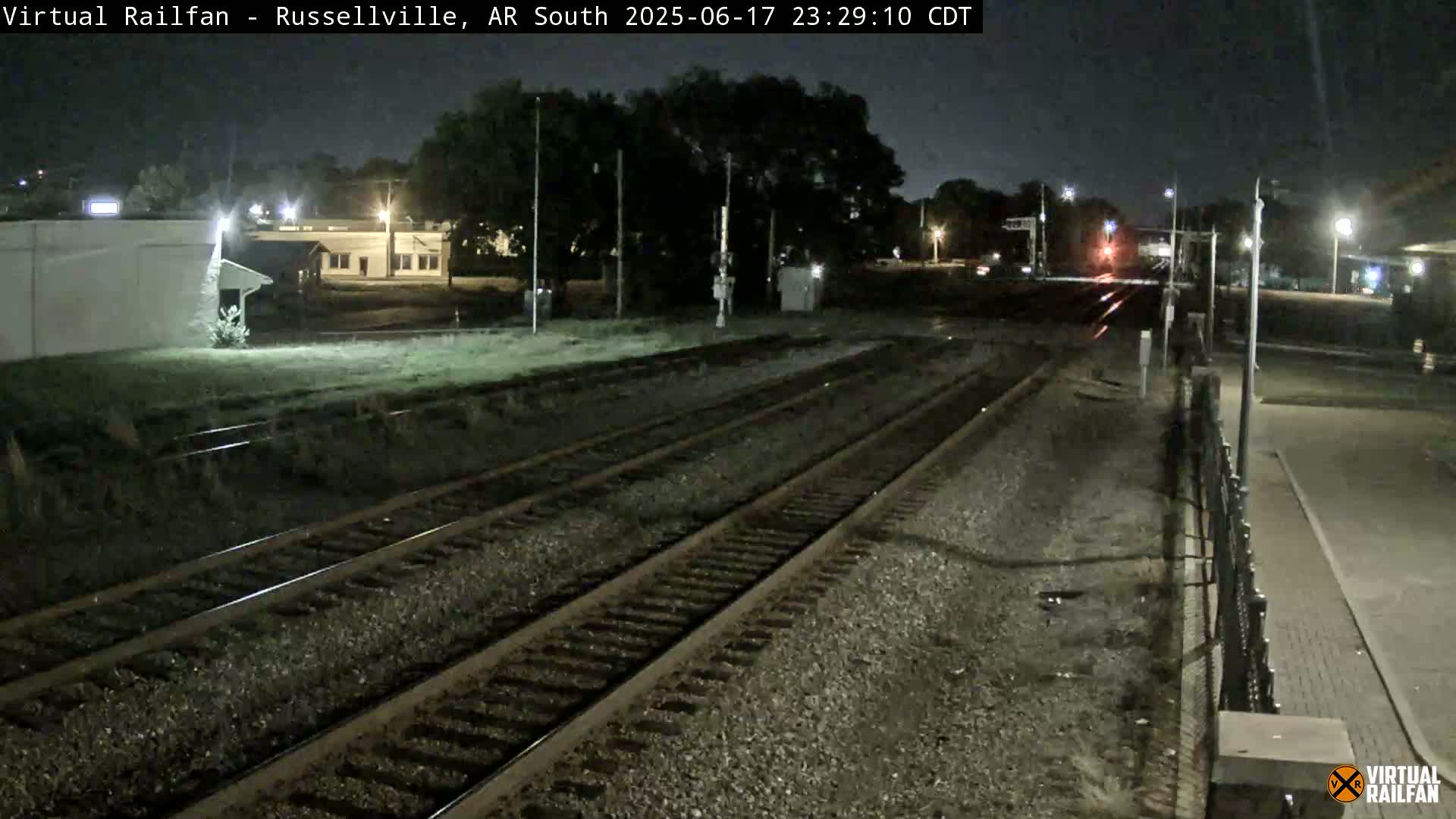 Russellville Railroad Crossing Junction Live Cam - Russellville, Pope, Arkansas, USA 